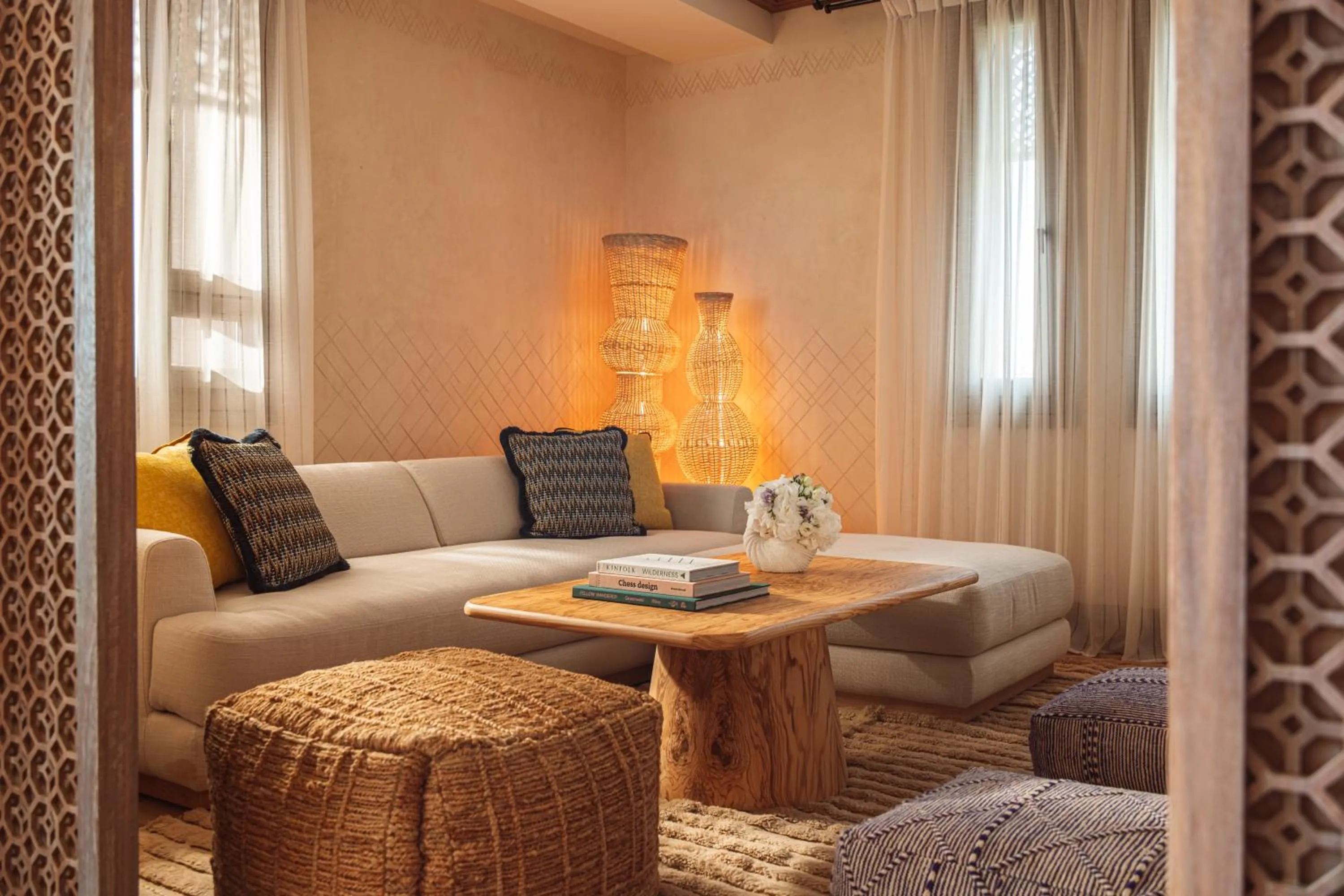 Living room in Royal Mansour Tamuda Bay