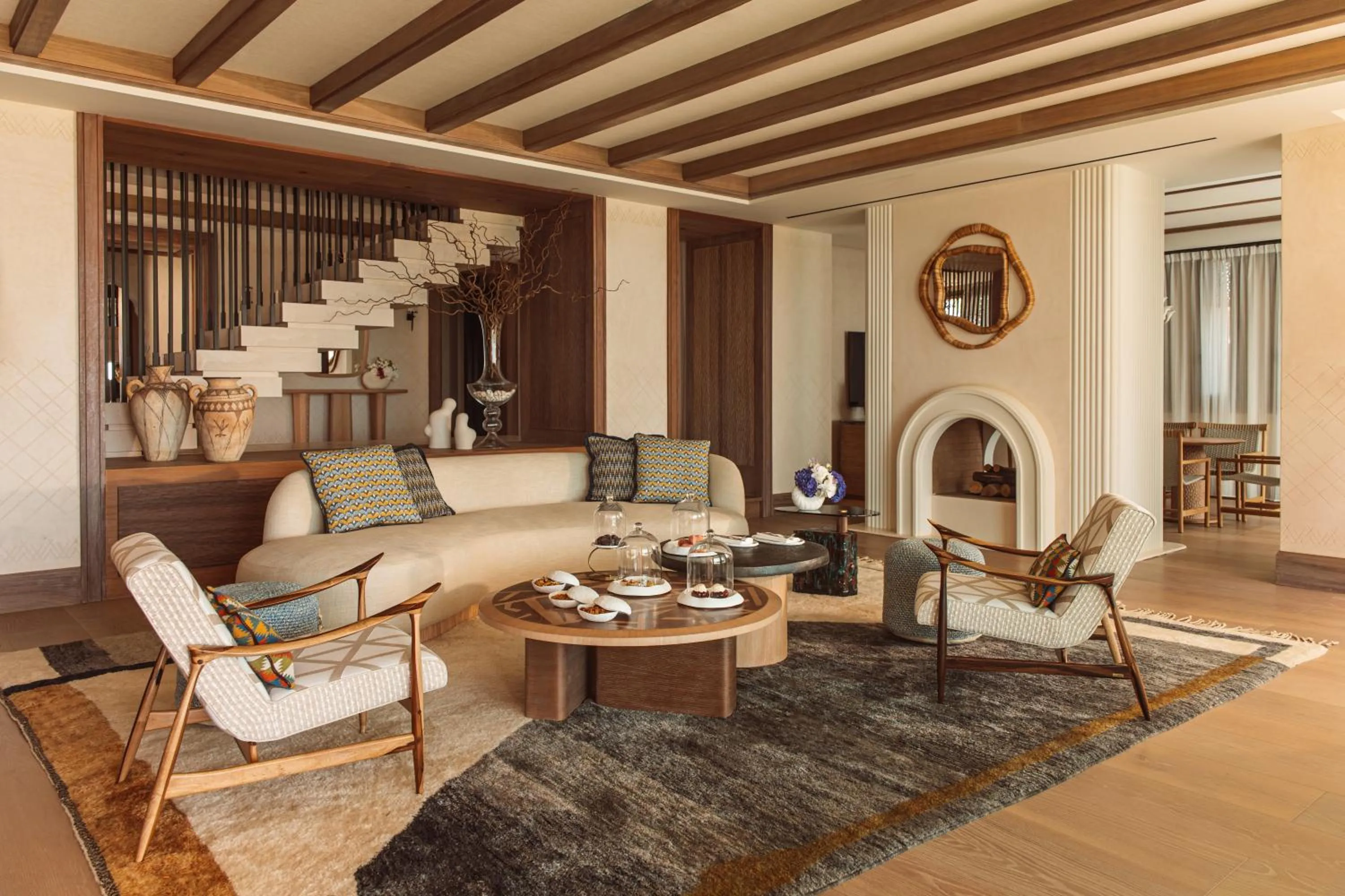 Living room in Royal Mansour Tamuda Bay