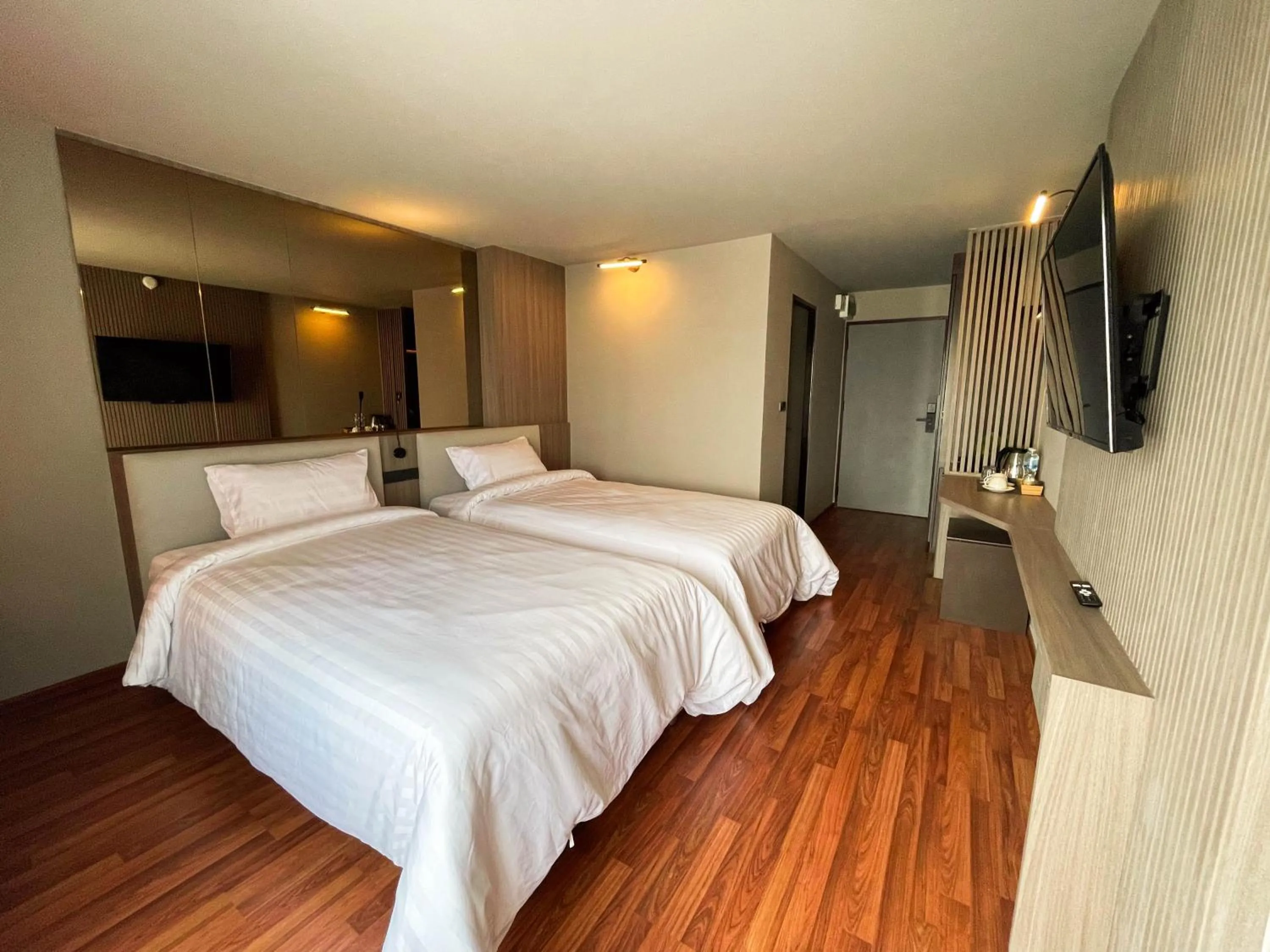 Photo of the whole room, Bed in We Hotel