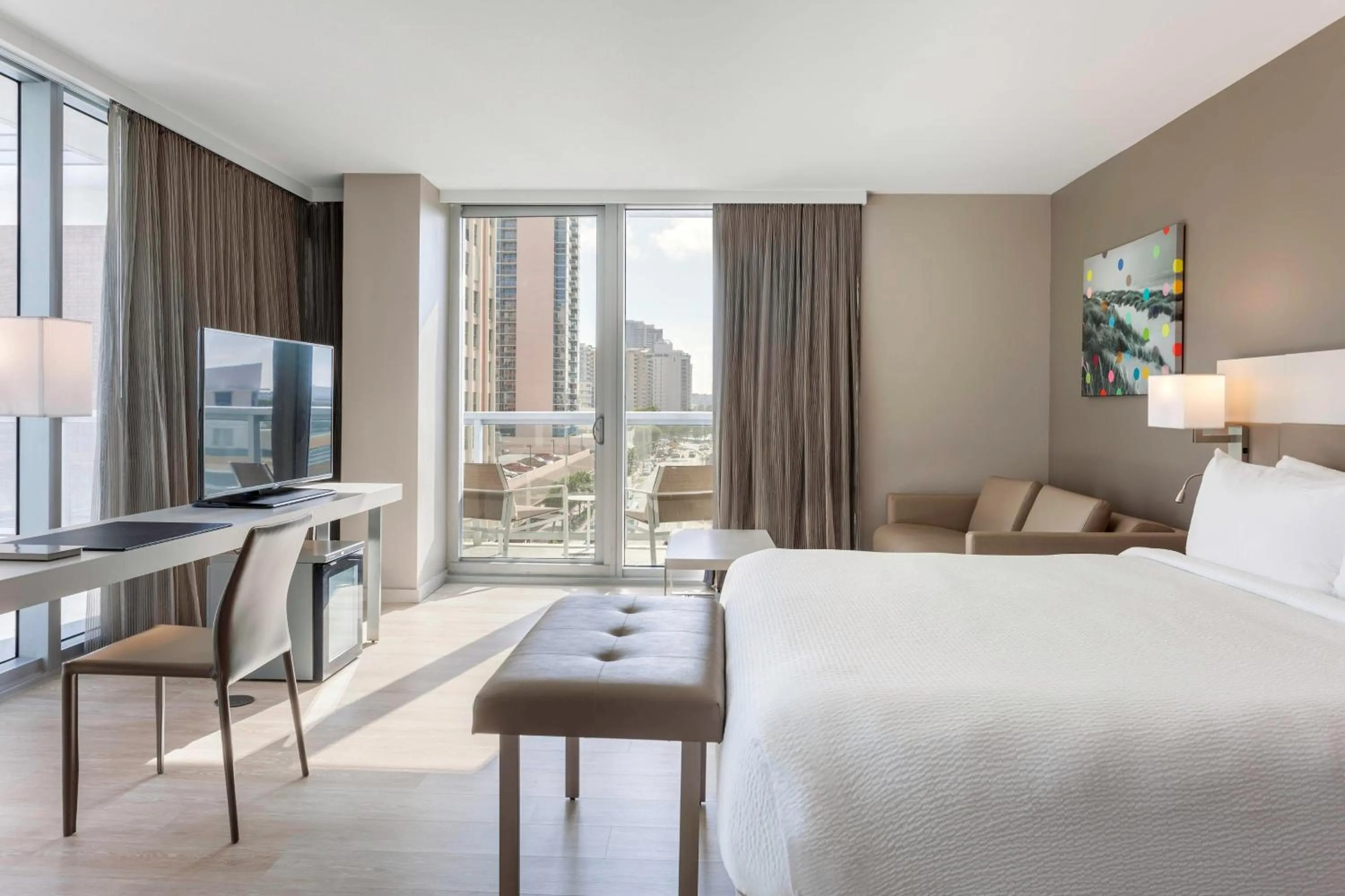 Photo of the whole room, Bed in AC Hotel by Marriott Miami Beach