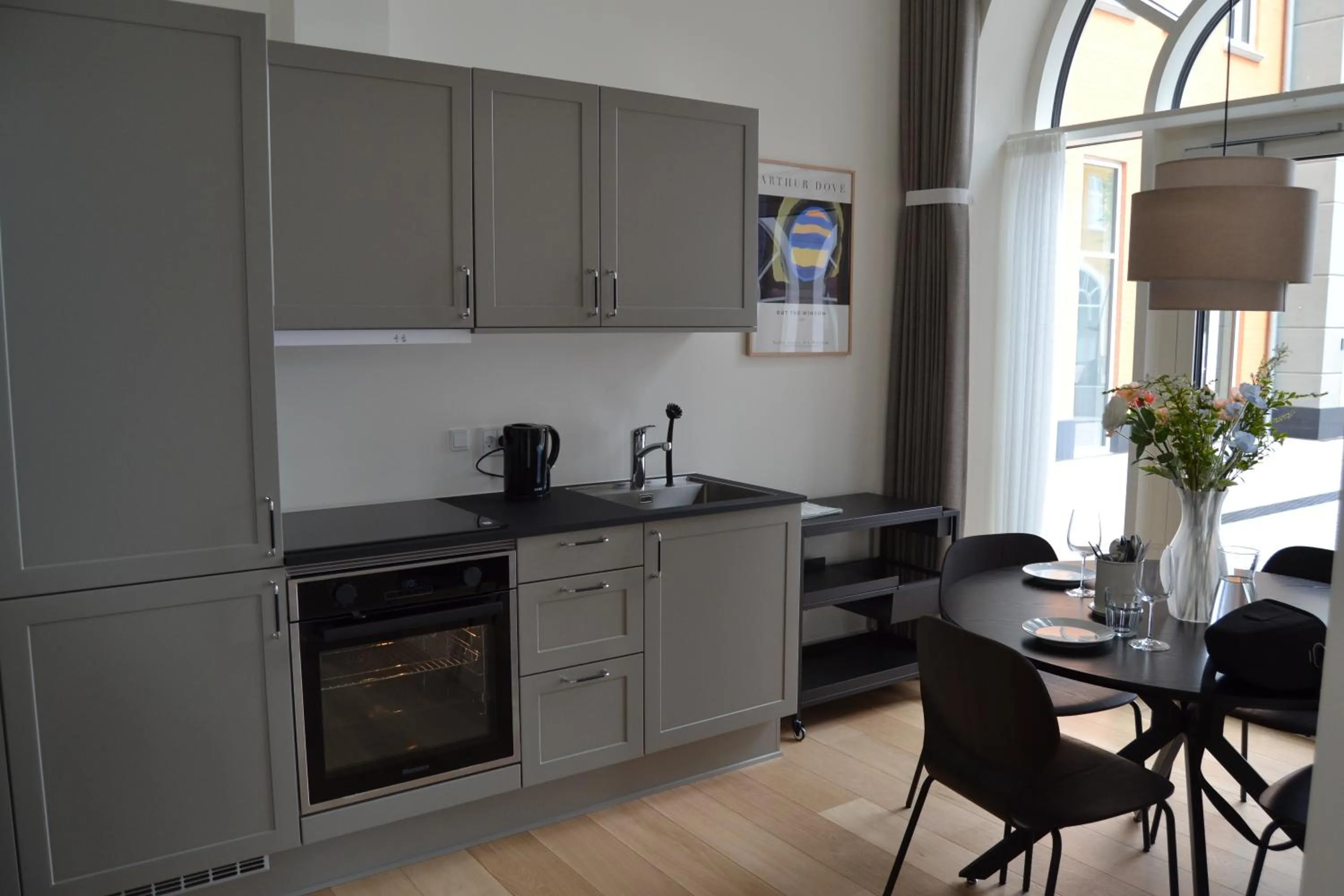 Kitchen or kitchenette in Hotel Lille Nyhavn