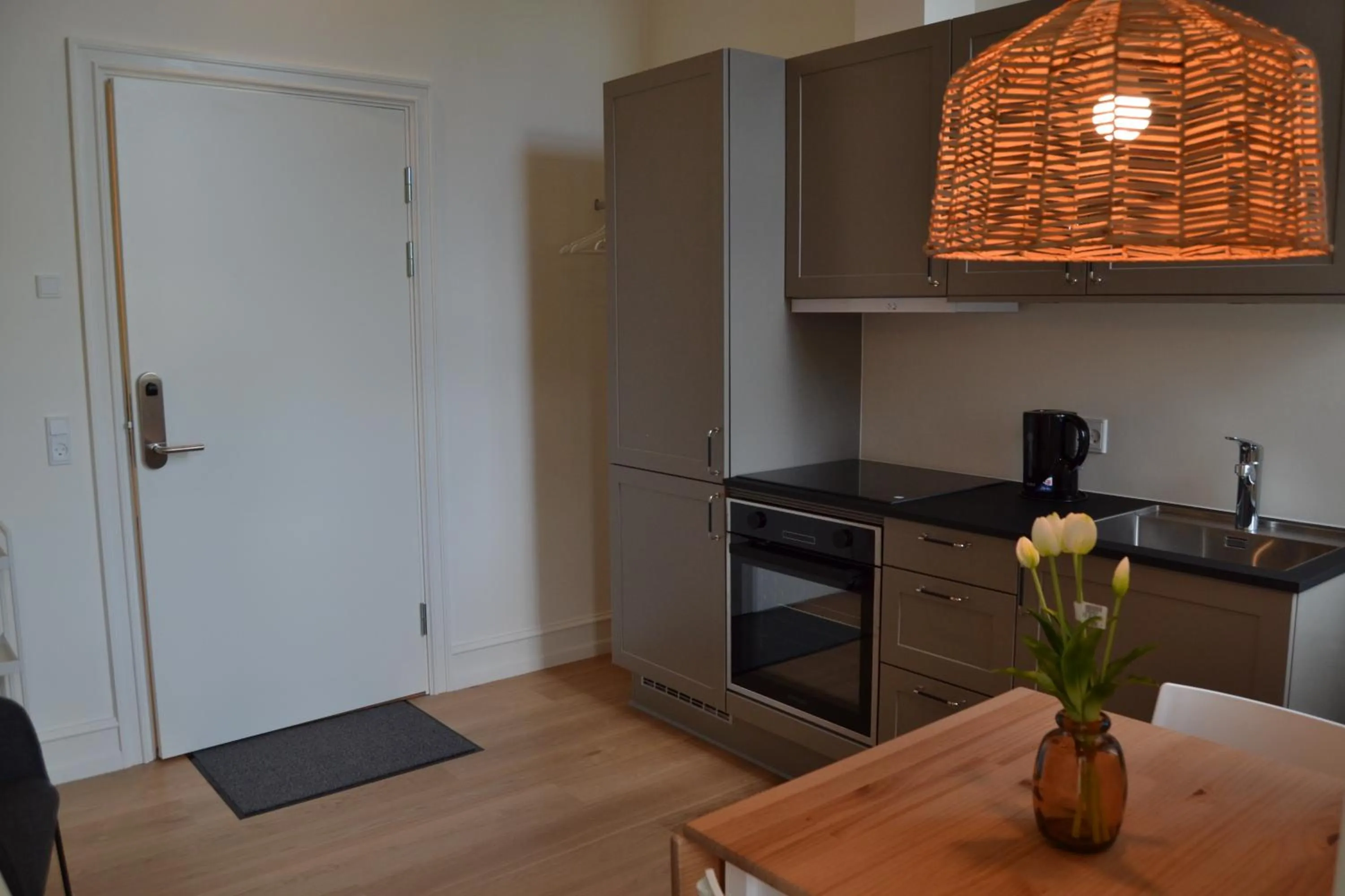 Kitchen or kitchenette in Hotel Lille Nyhavn