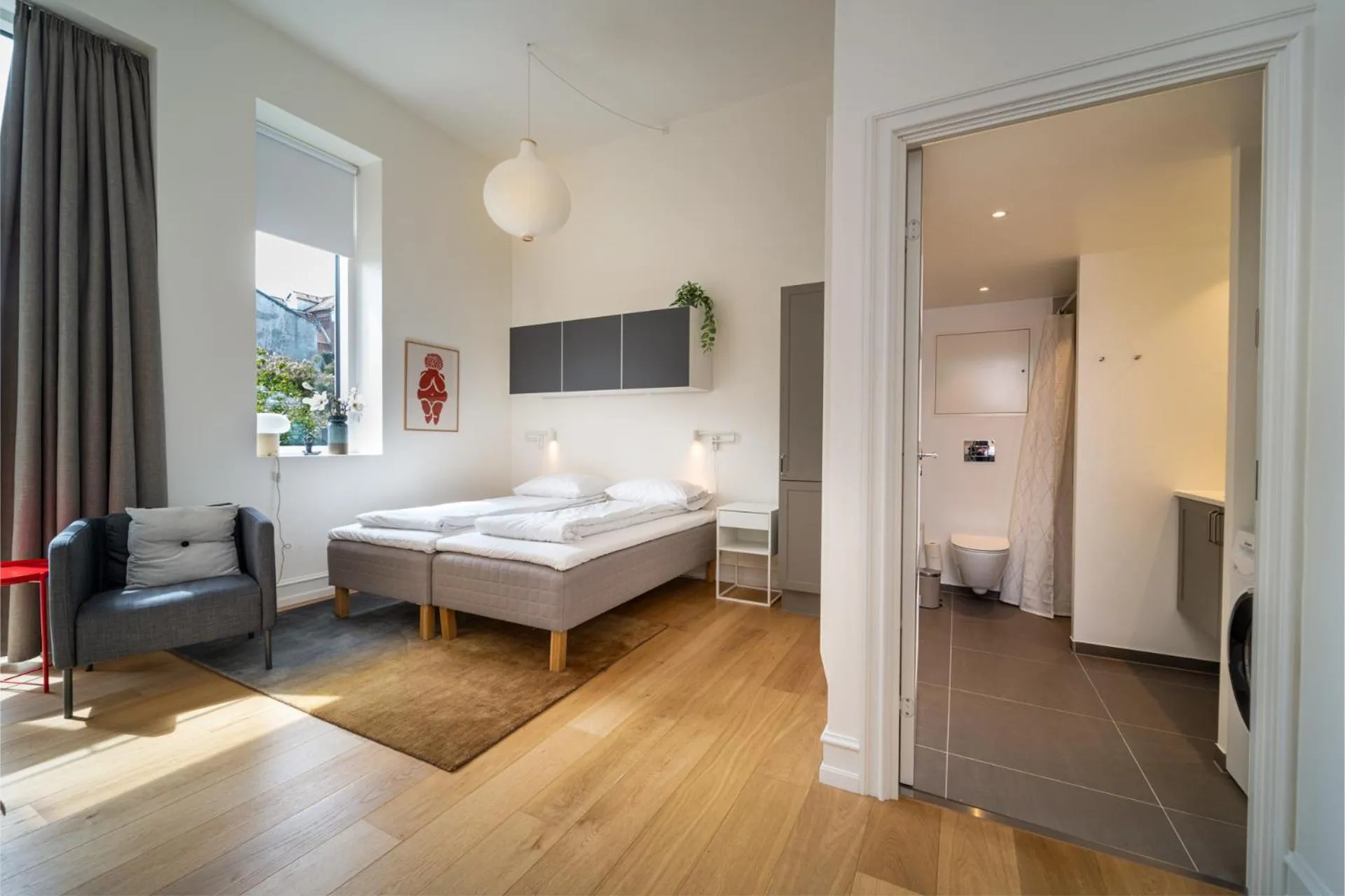 Bed in Hotel Lille Nyhavn