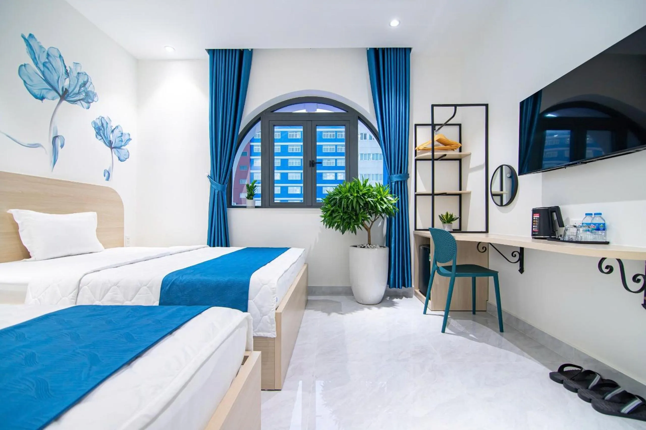 Bed in Bin Bin Hotel 14 Near Vstar School D7