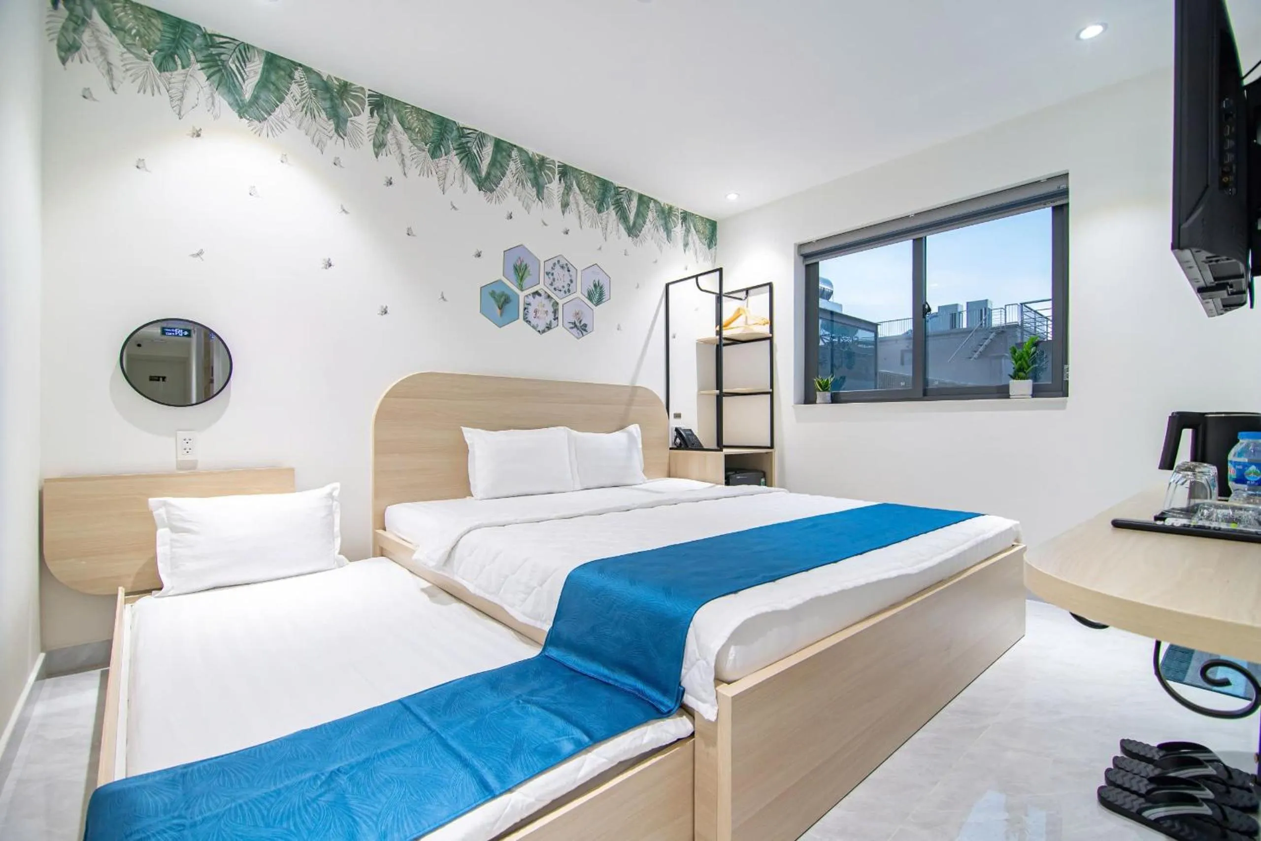 Bed in Bin Bin Hotel 14 Near Vstar School D7