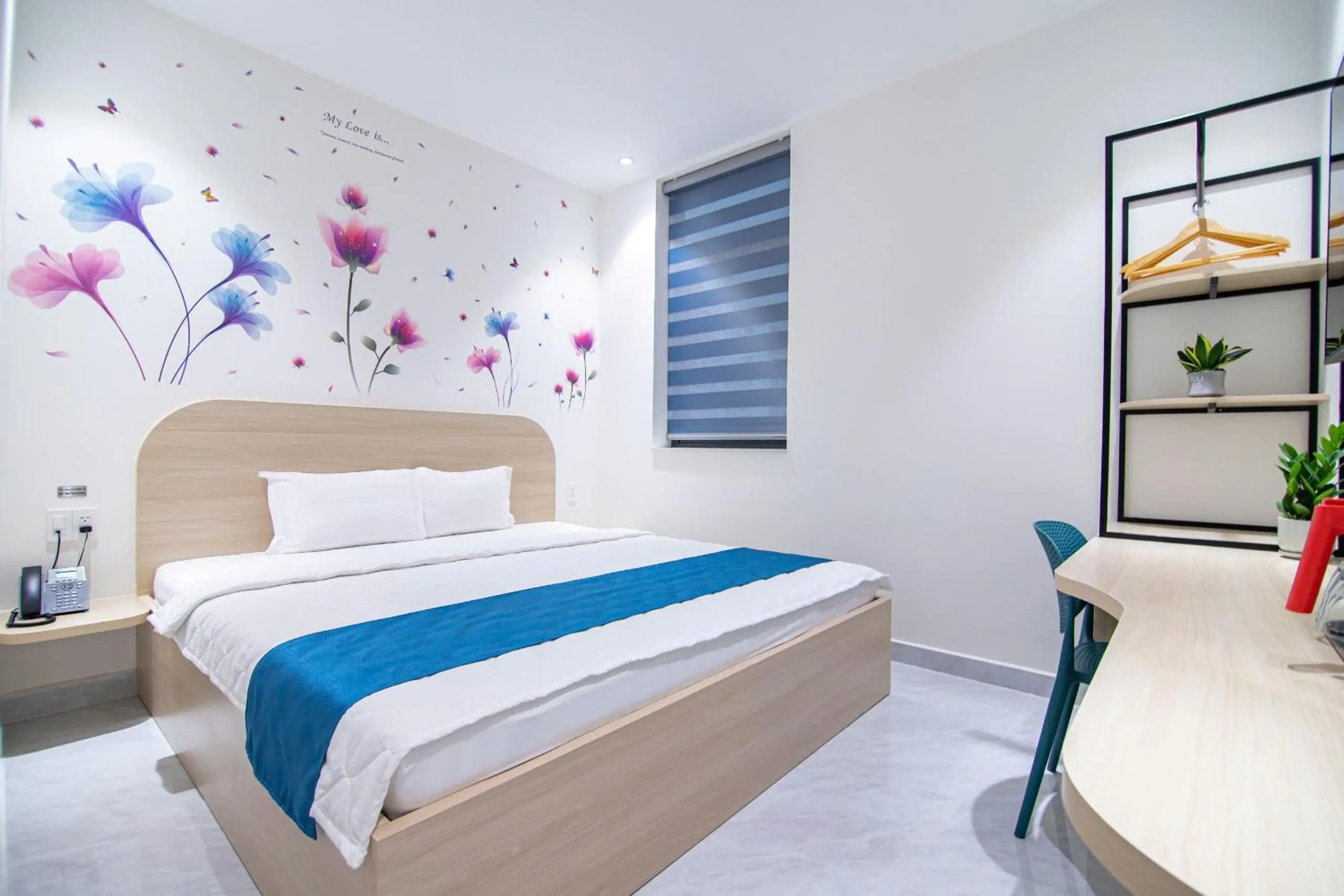 Bed in Bin Bin Hotel 14 Near Vstar School D7