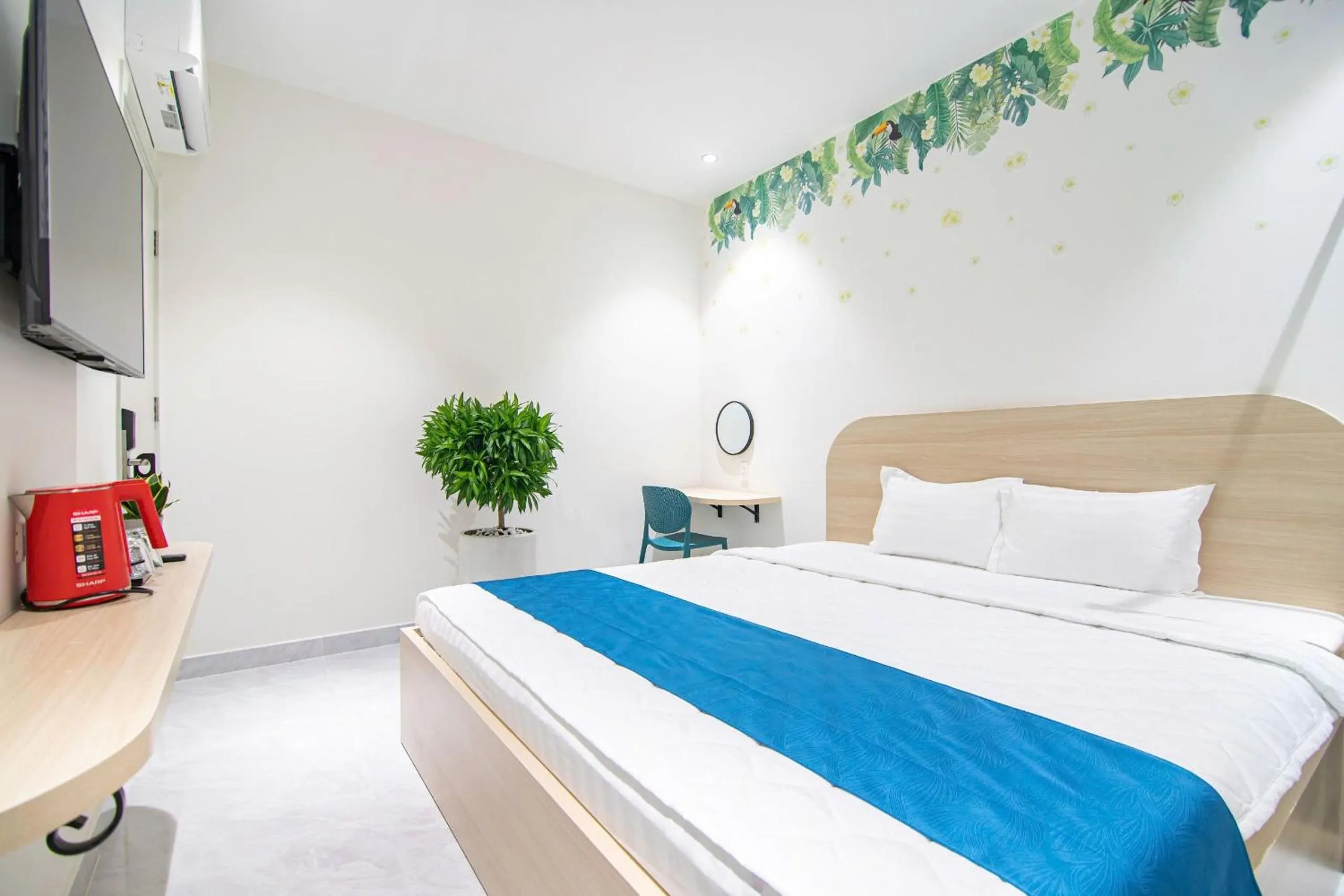 Bed in Bin Bin Hotel 14 Near Vstar School D7