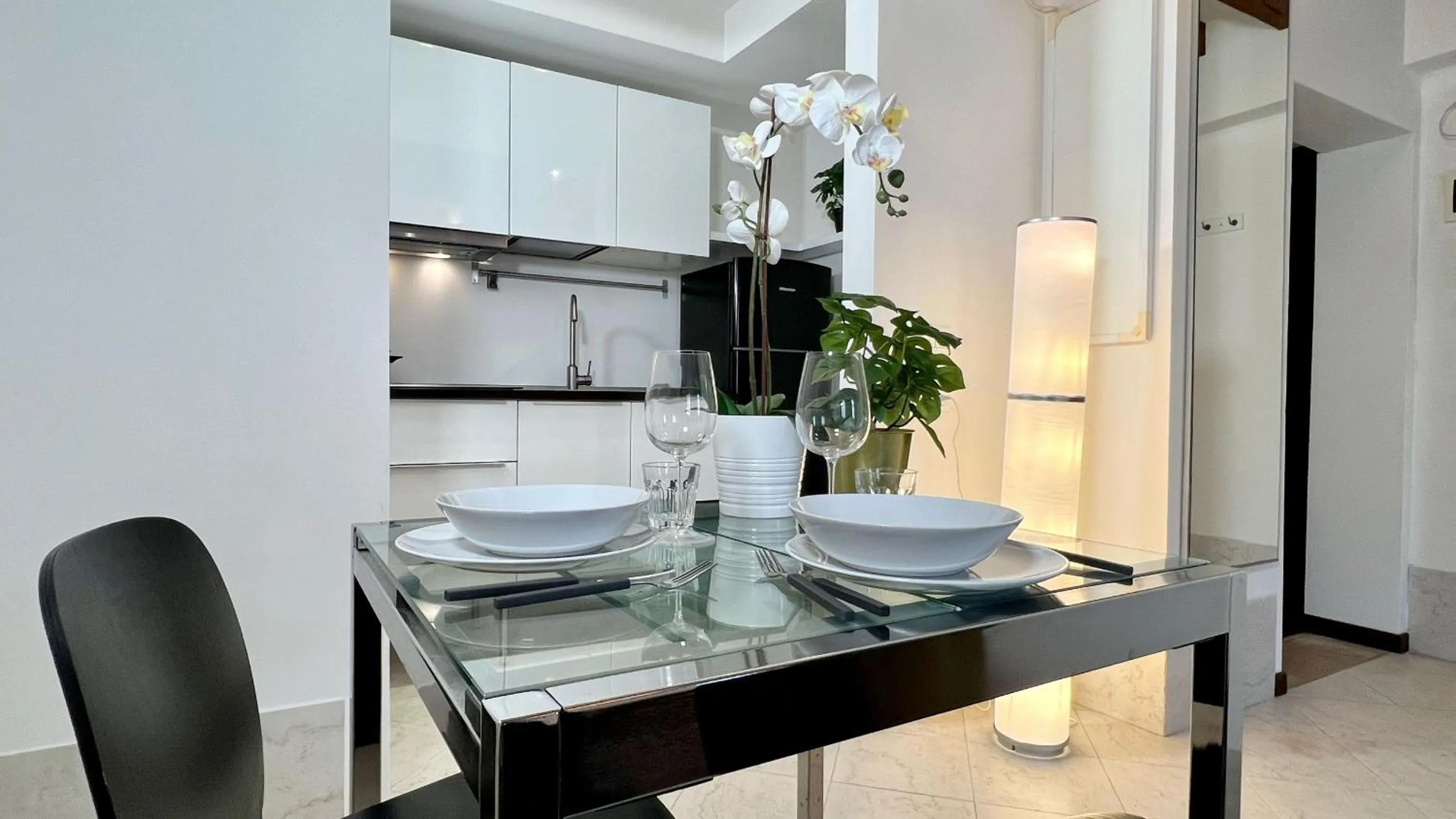 Dining area in City Apartments Salute-Accademia