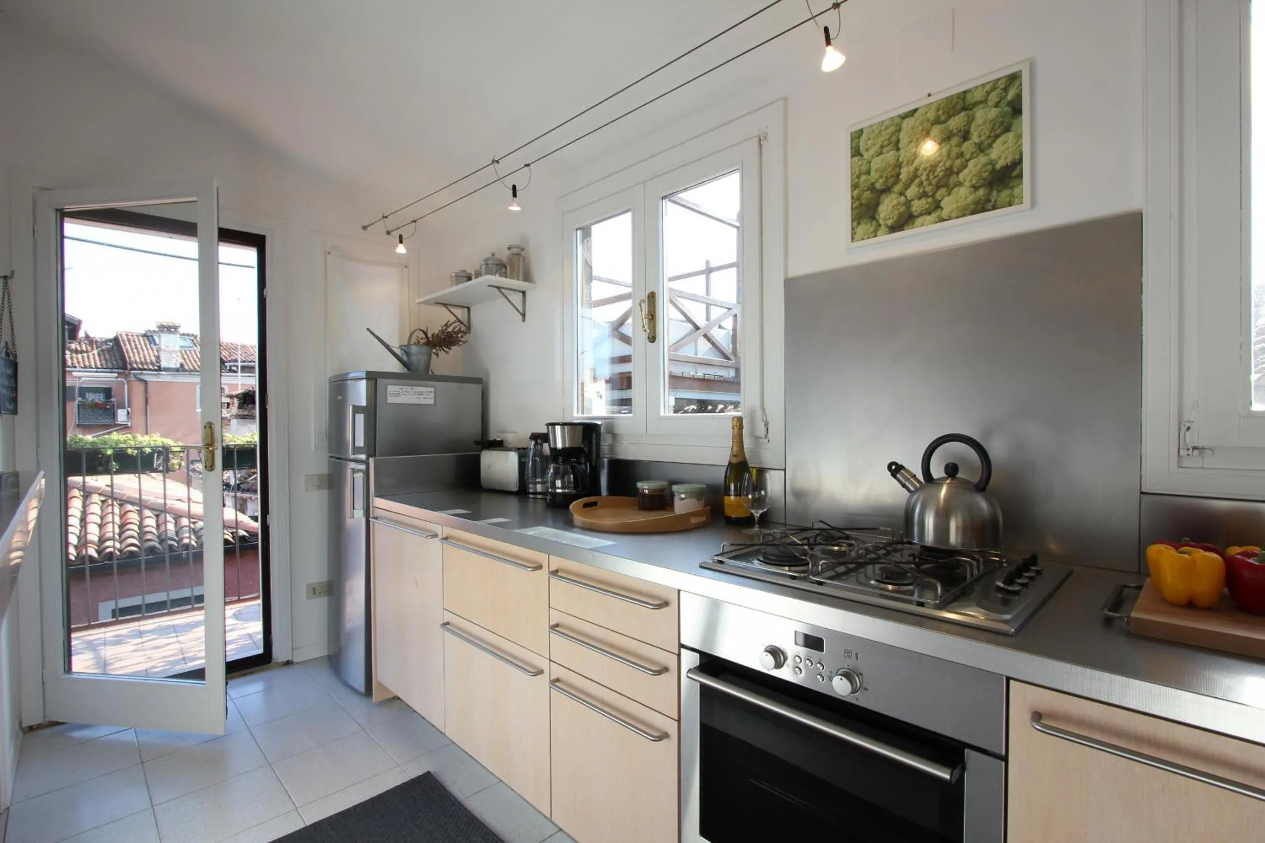 Kitchen or kitchenette in City Apartments Salute-Accademia