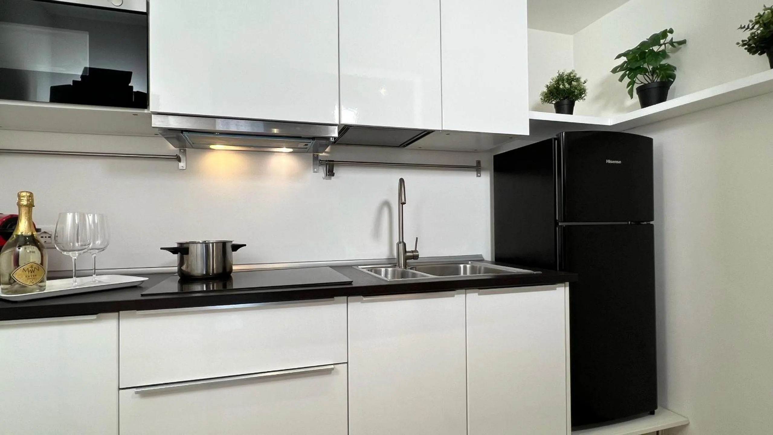 Kitchen or kitchenette in City Apartments Salute-Accademia