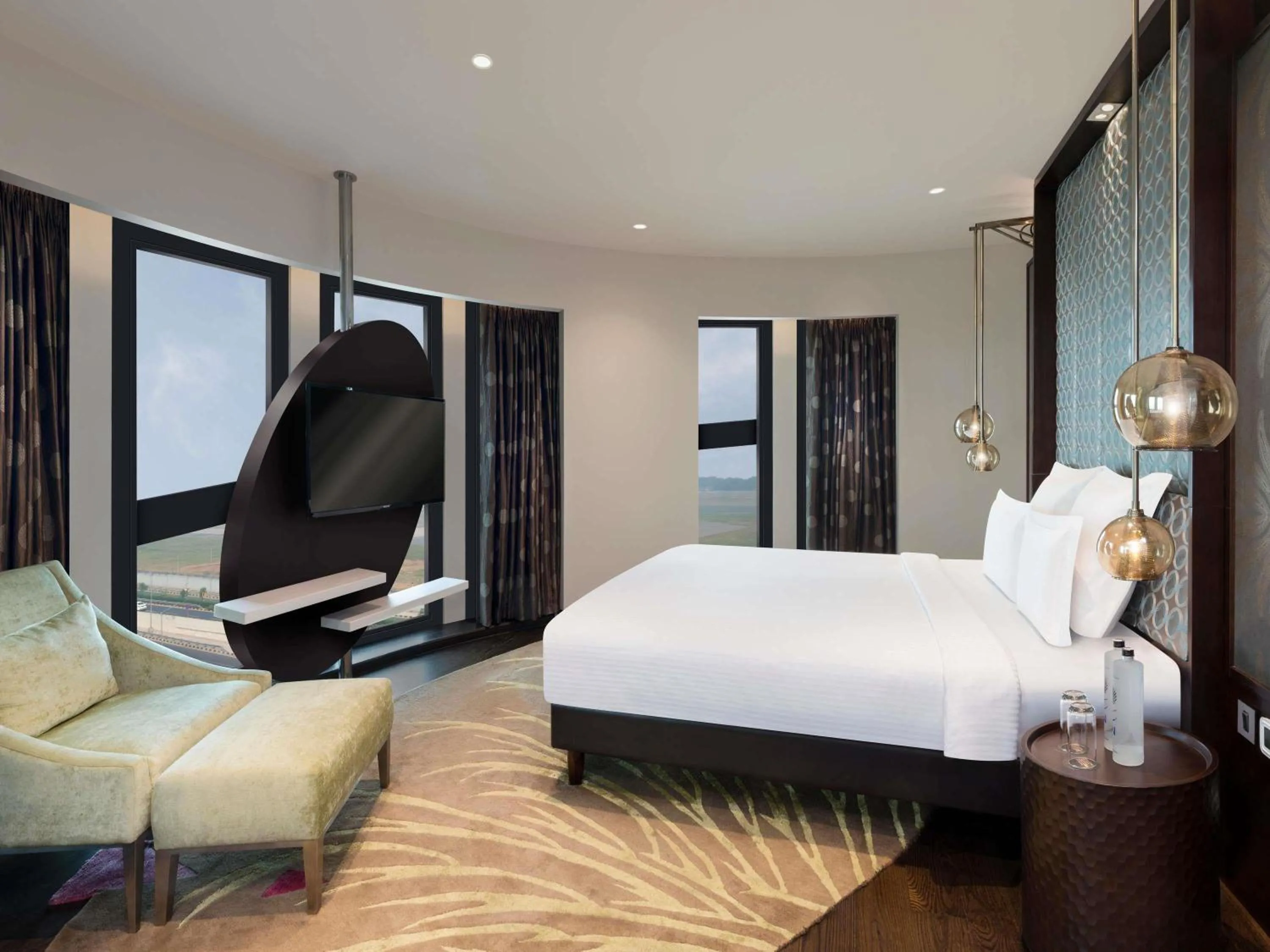 Bedroom, Bed in Pullman New Delhi Aerocity