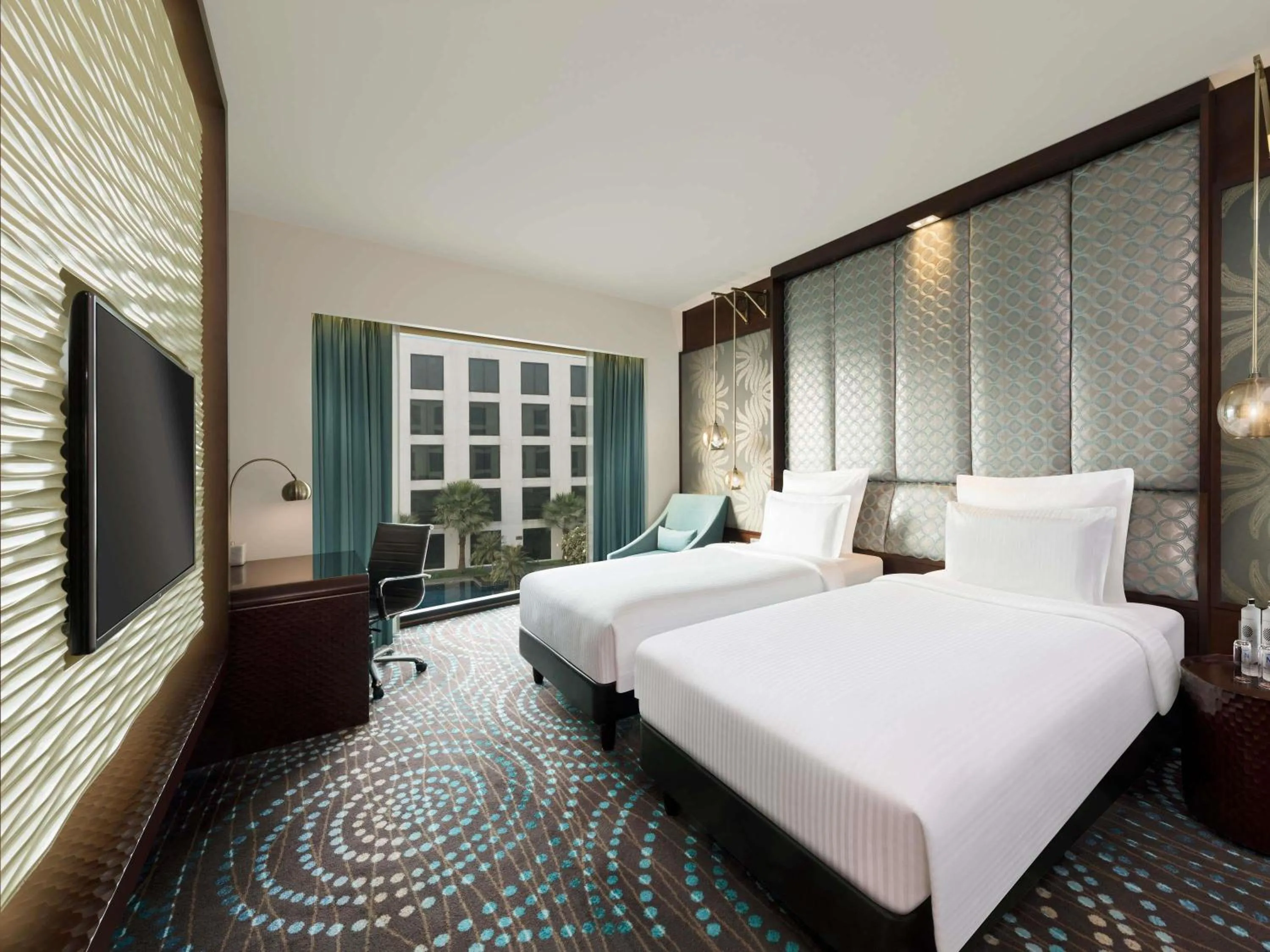 Bedroom, Bed in Pullman New Delhi Aerocity