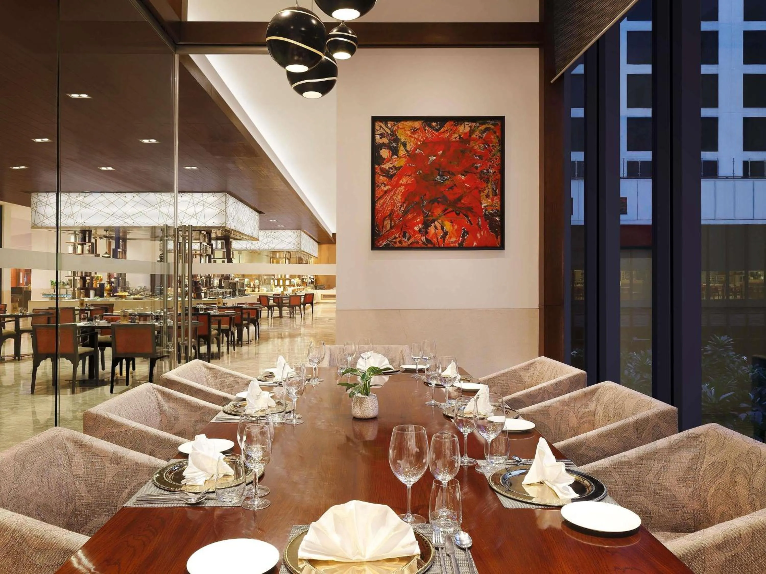 Restaurant/places to eat in Novotel New Delhi Aerocity