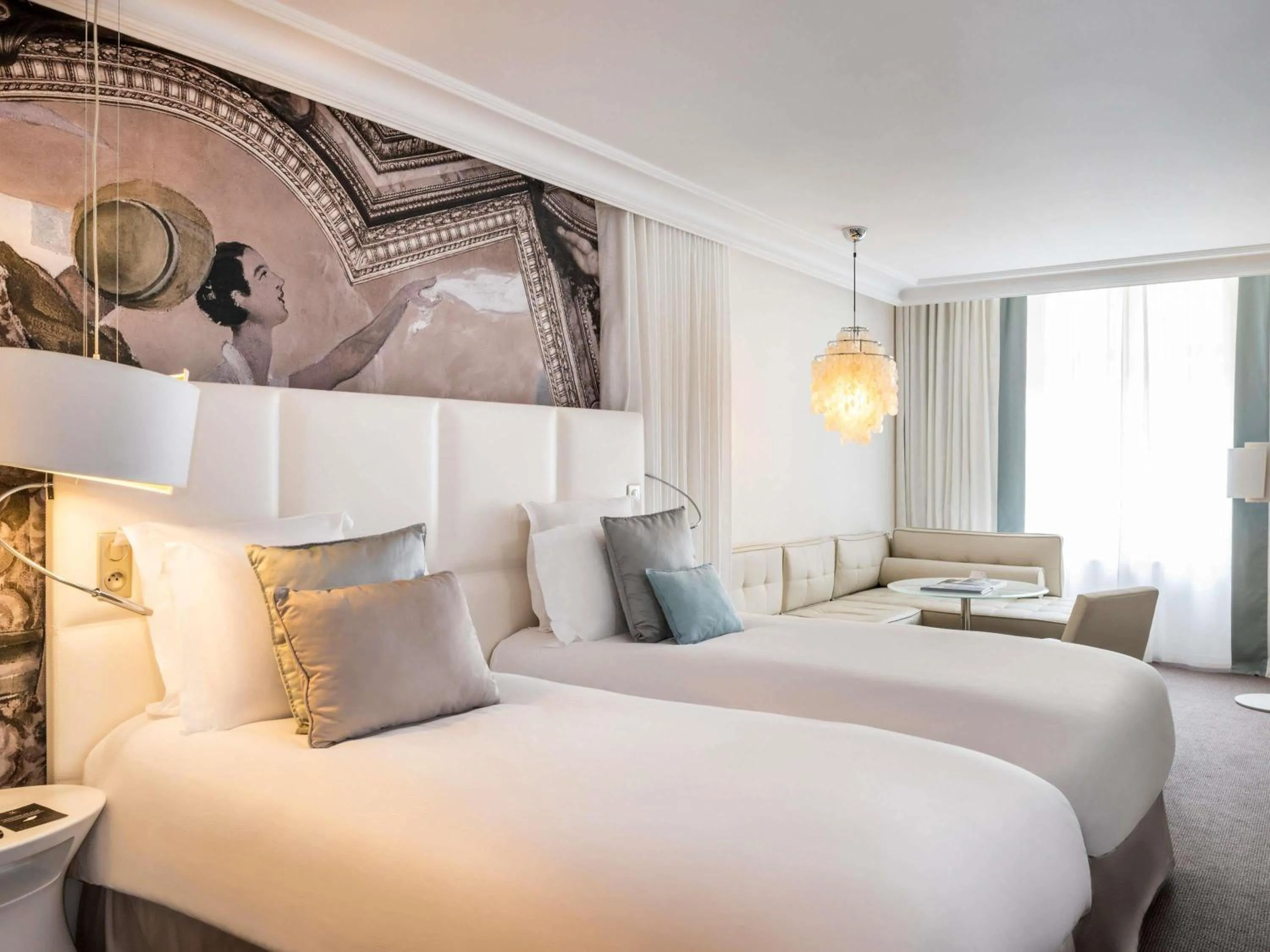 Bedroom, Bed in Cures Marines Hotel Thalasso & Spa Trouville - MGallery Collection