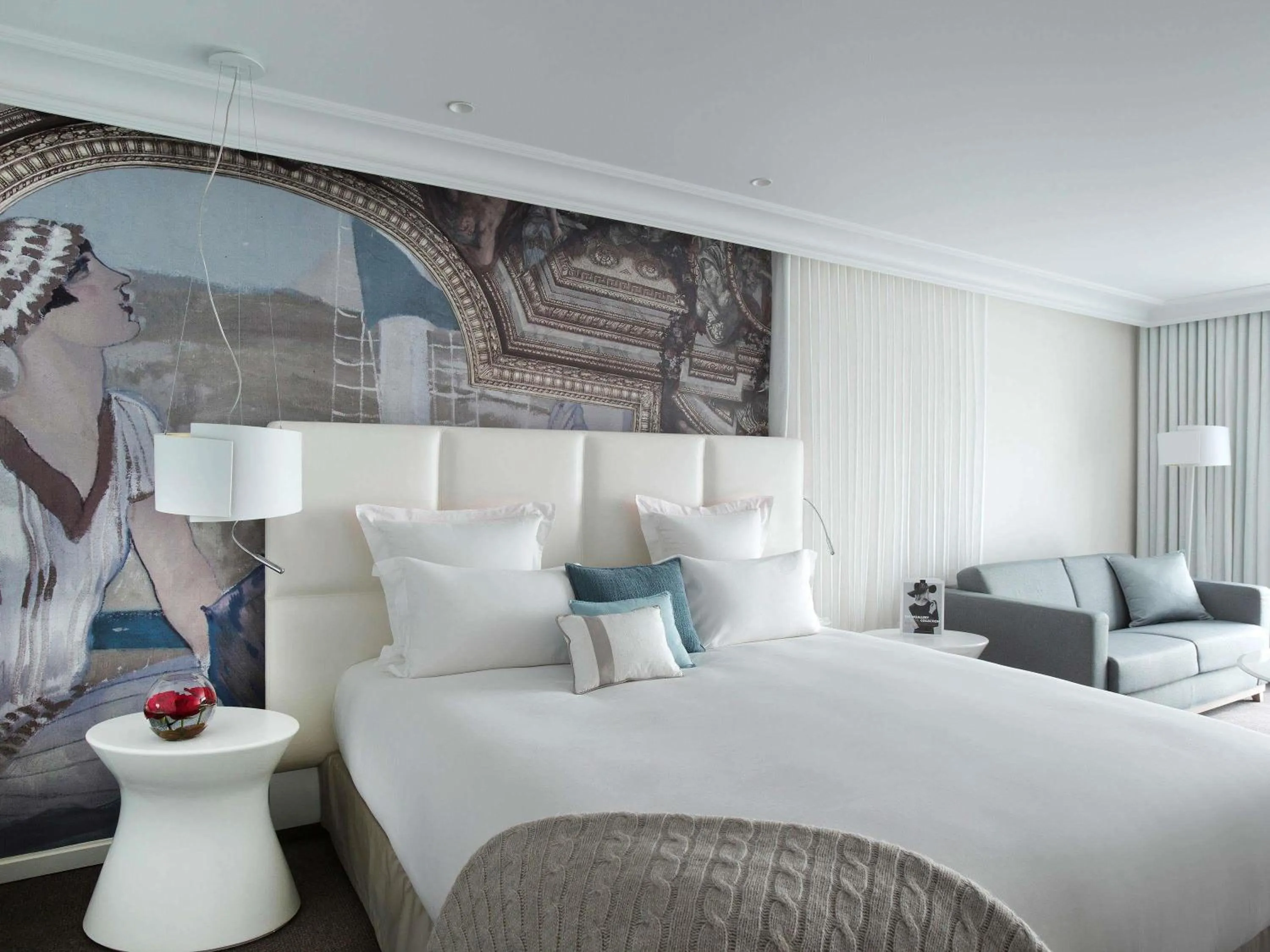 Bedroom, Bed in Cures Marines Hotel Thalasso & Spa Trouville - MGallery Collection
