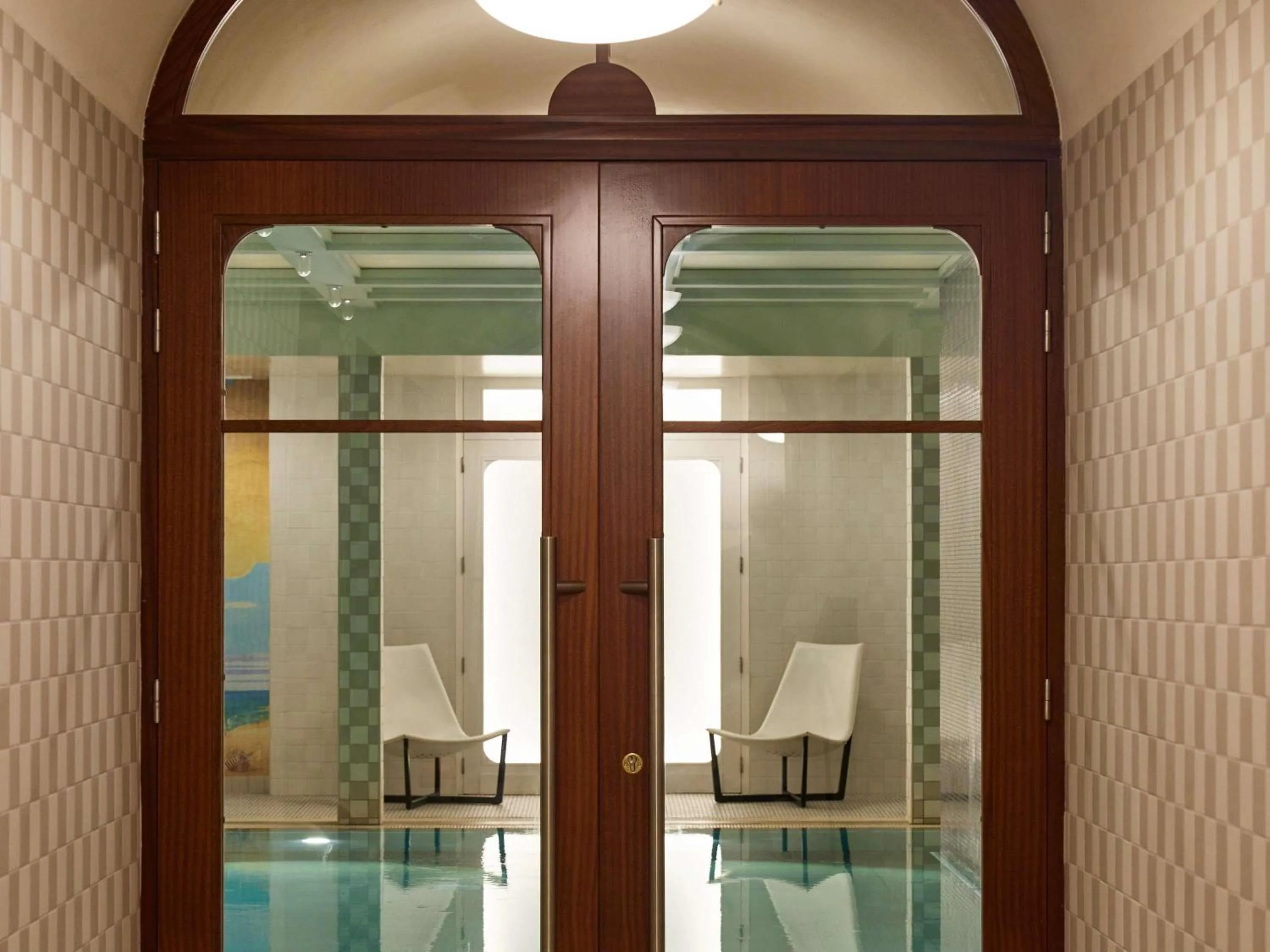 Pool view in Cures Marines Hotel Thalasso & Spa Trouville - MGallery Collection