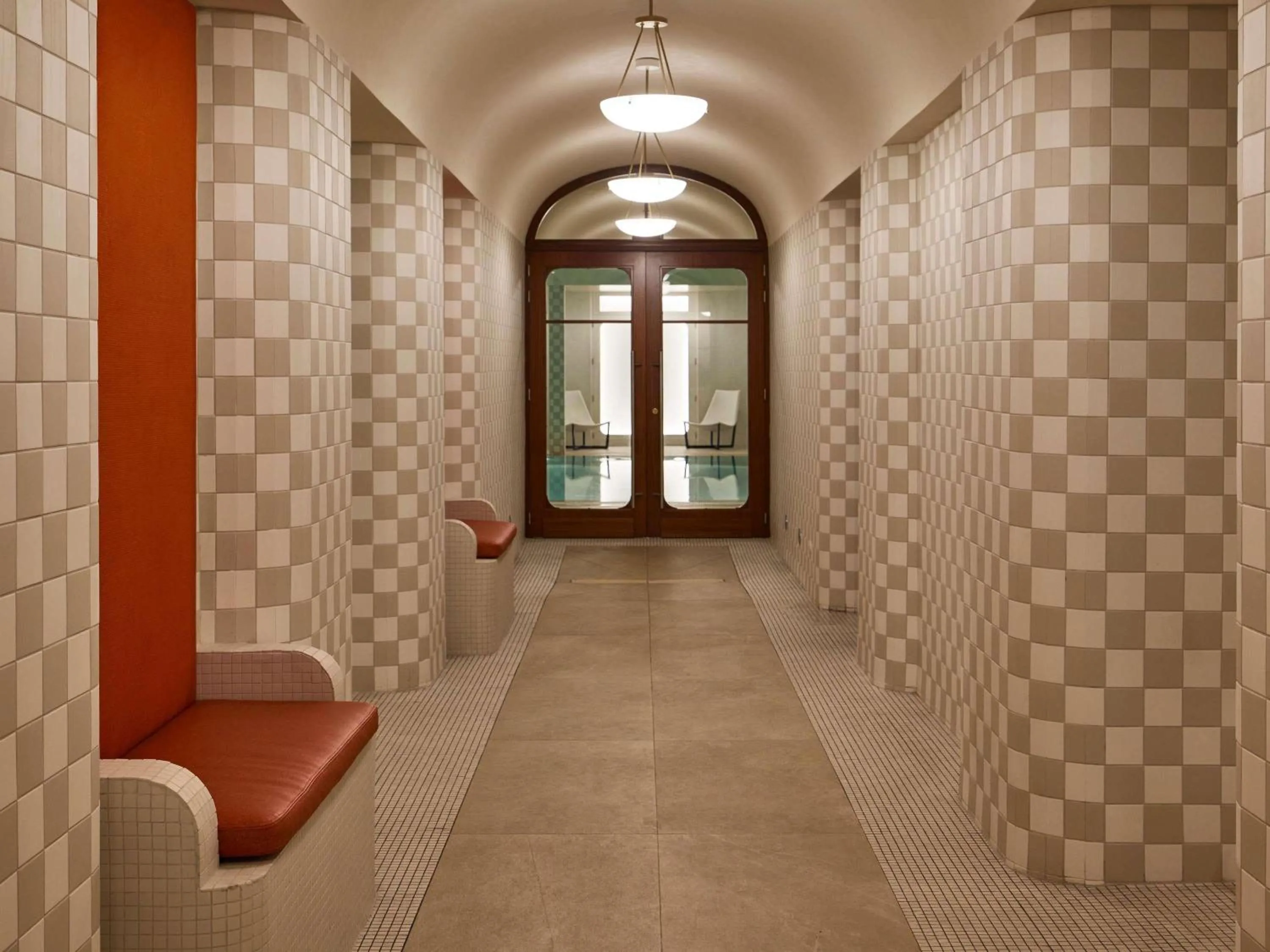 Pool view in Cures Marines Hotel Thalasso & Spa Trouville - MGallery Collection