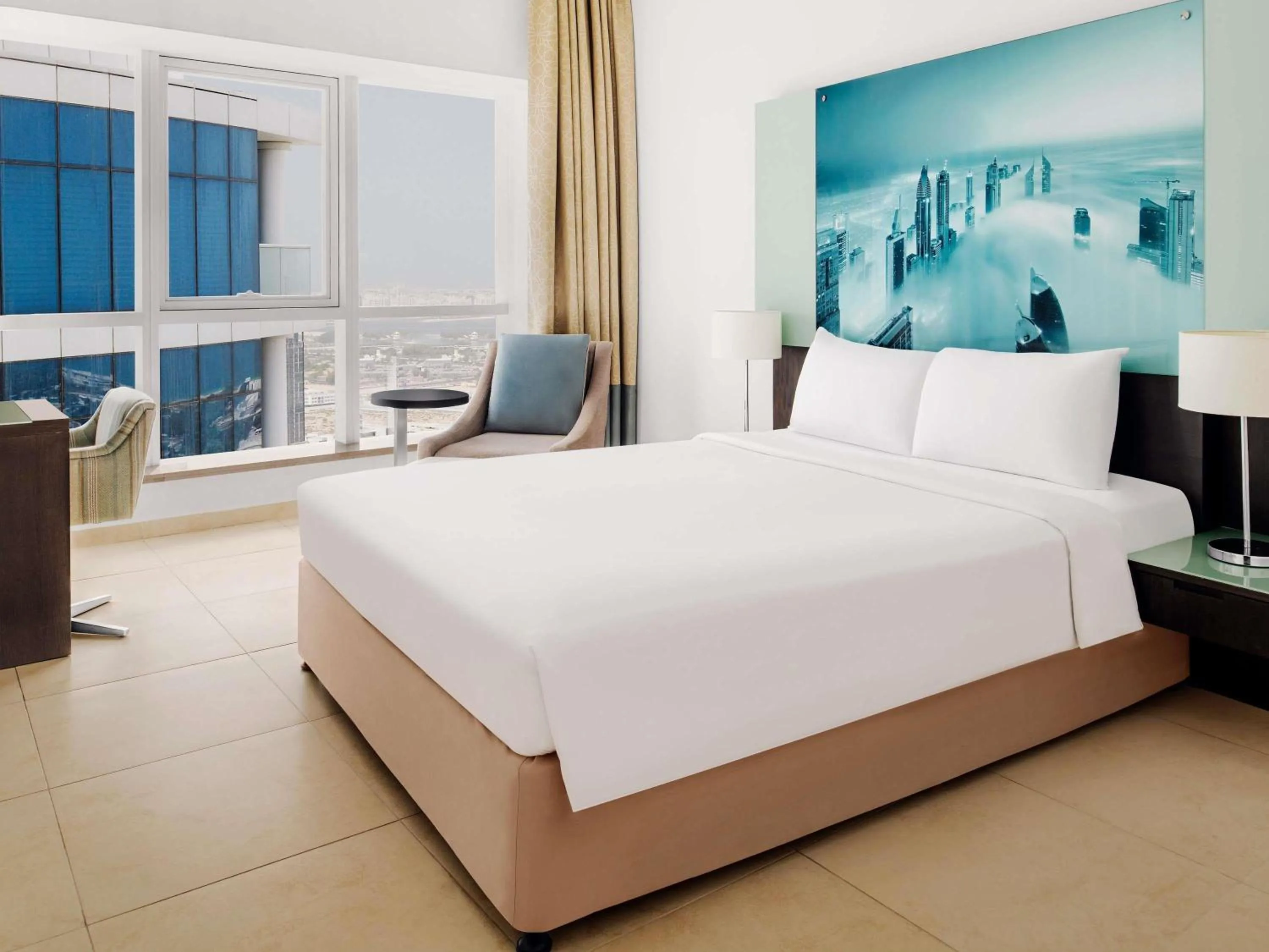 Bedroom, Bed in Adagio Premium Dubai Al Barsha