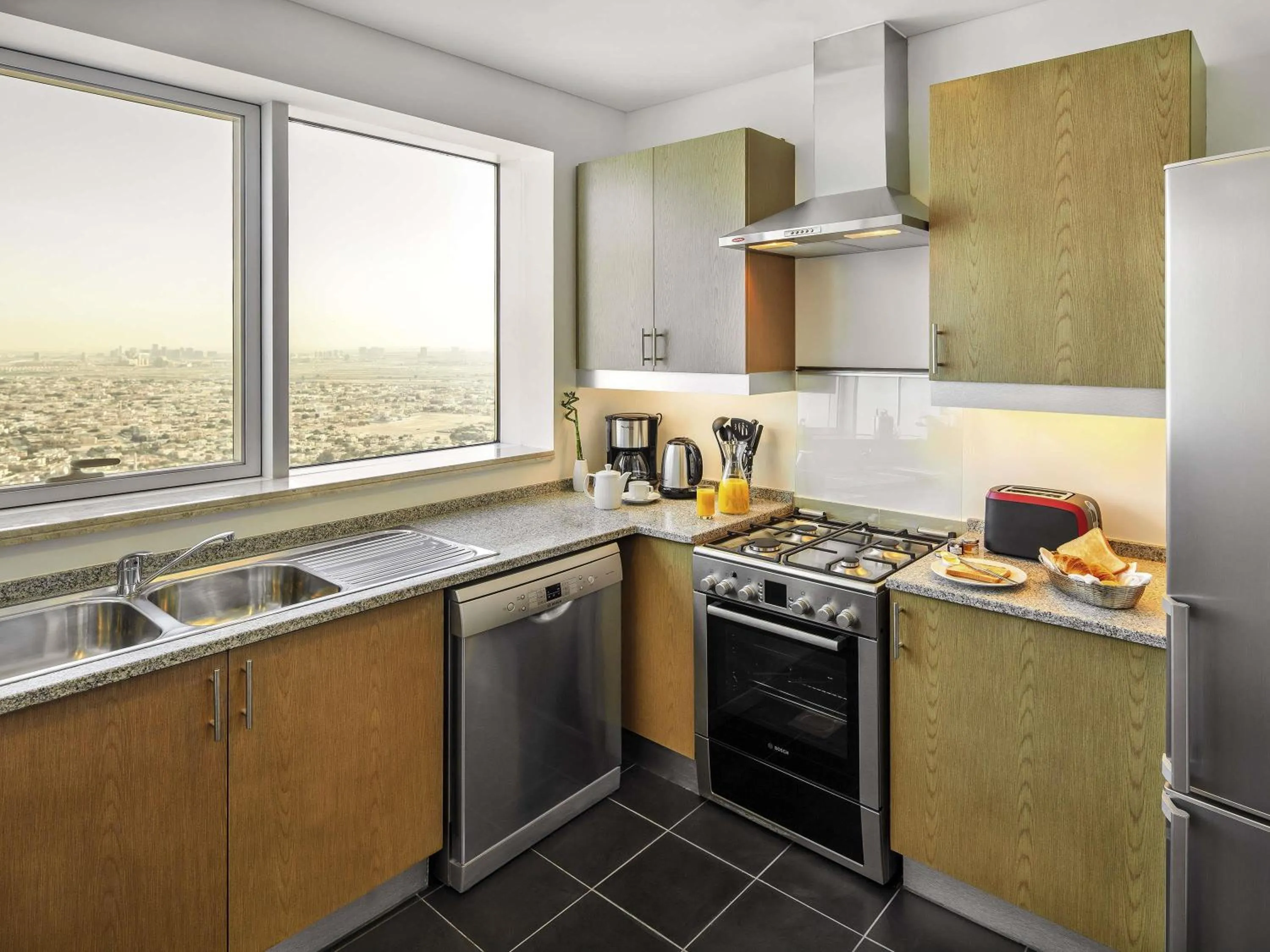 Bedroom in Adagio Premium Dubai Al Barsha