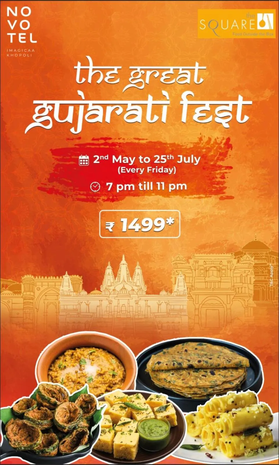 Food in Novotel Imagicaa Khopoli