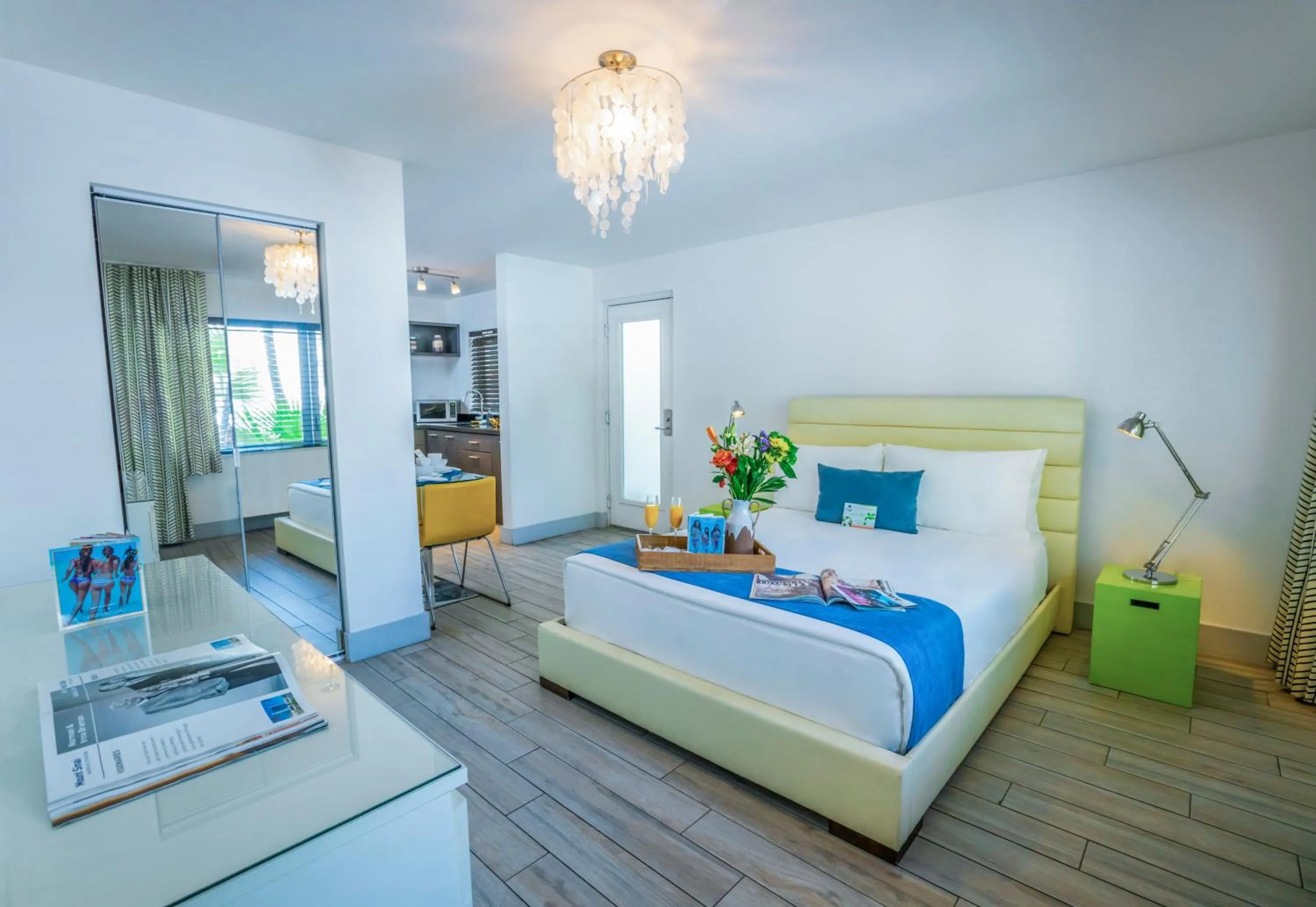 Bed in Seaside All Suites Hotel