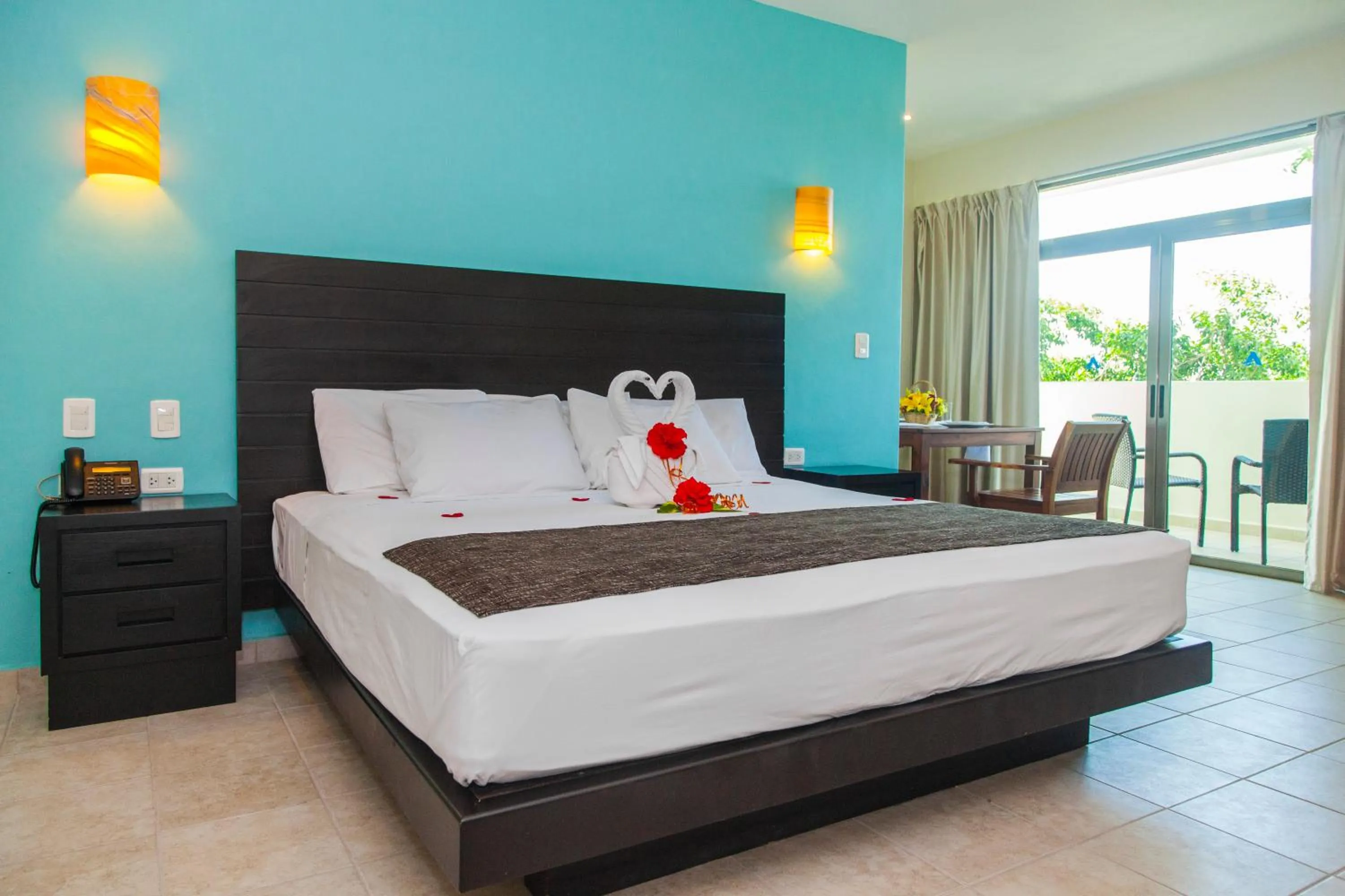 Bed in Angelo's Hotel