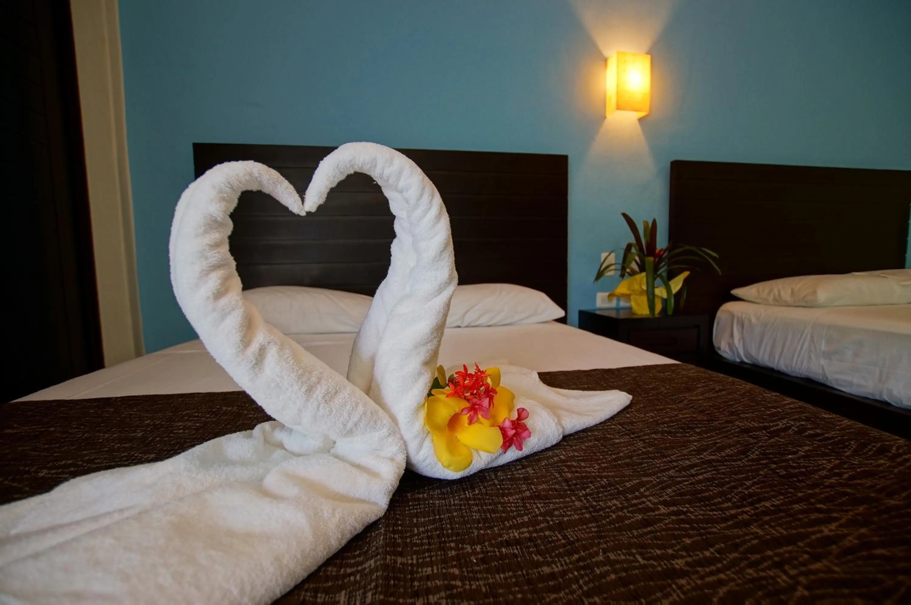 Decorative detail, Bed in Angelo's Hotel