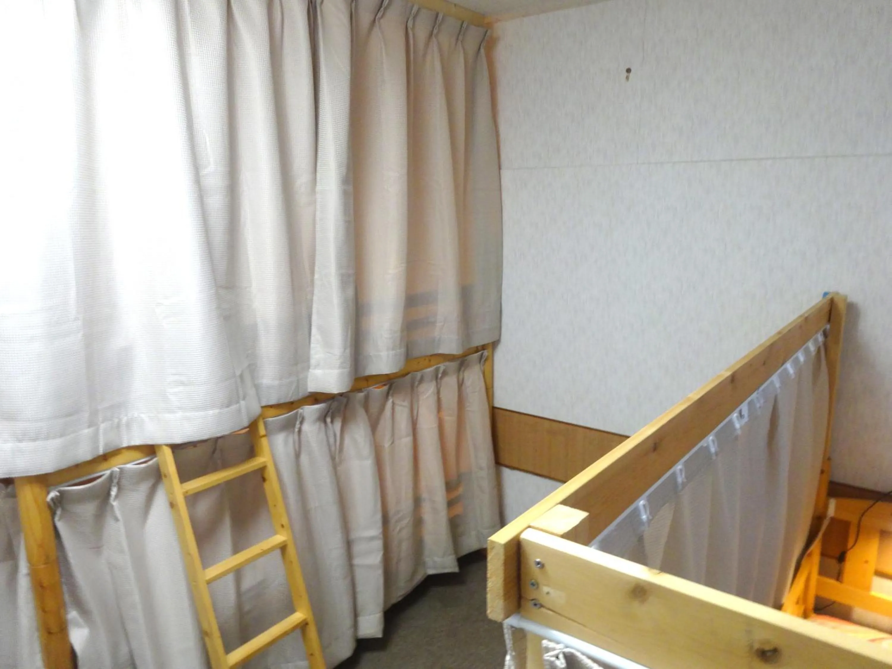 Decorative detail, Bed in Shodoshima Olive Youth Hostel