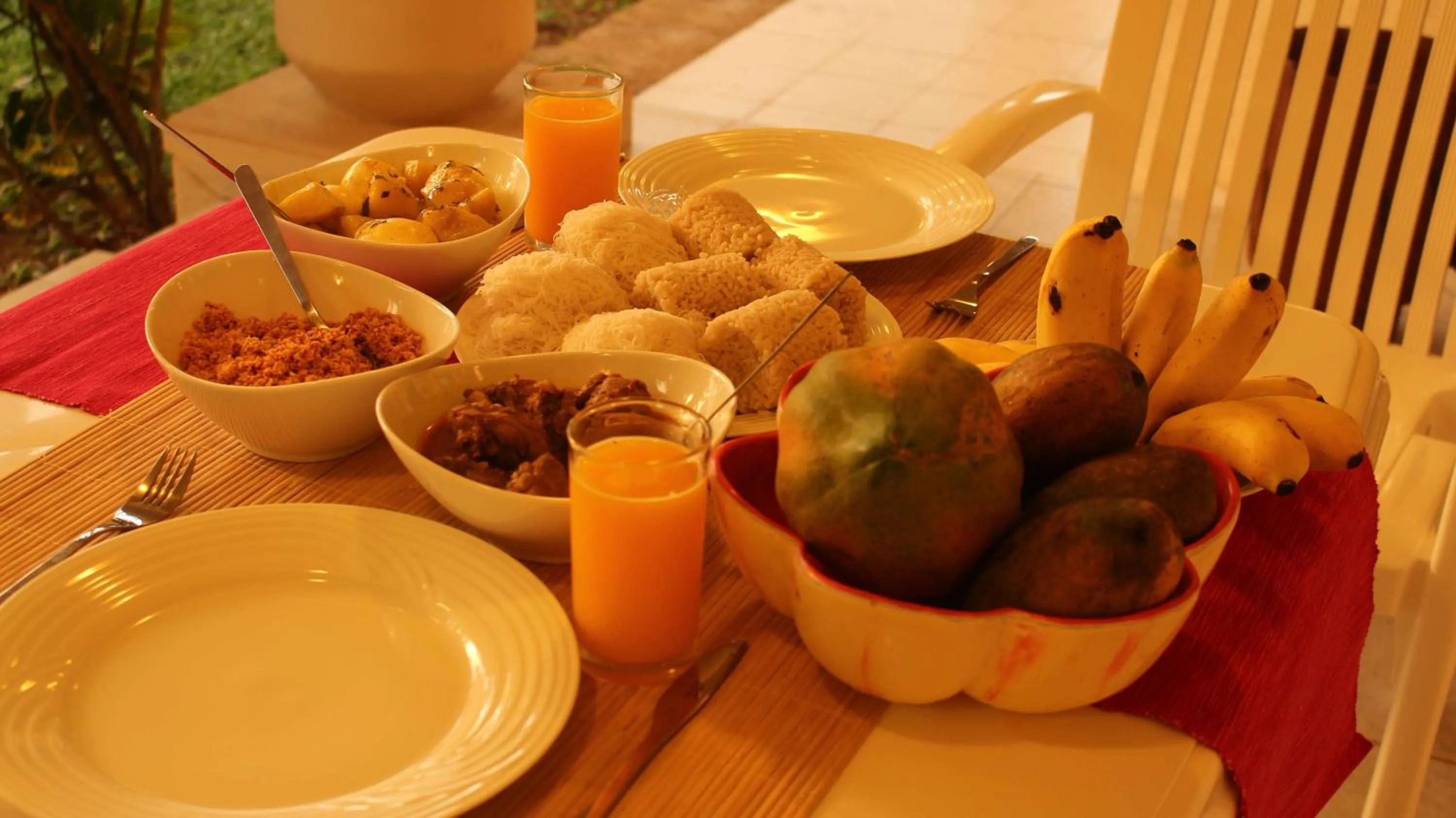 Food close-up in Janishi Residencies