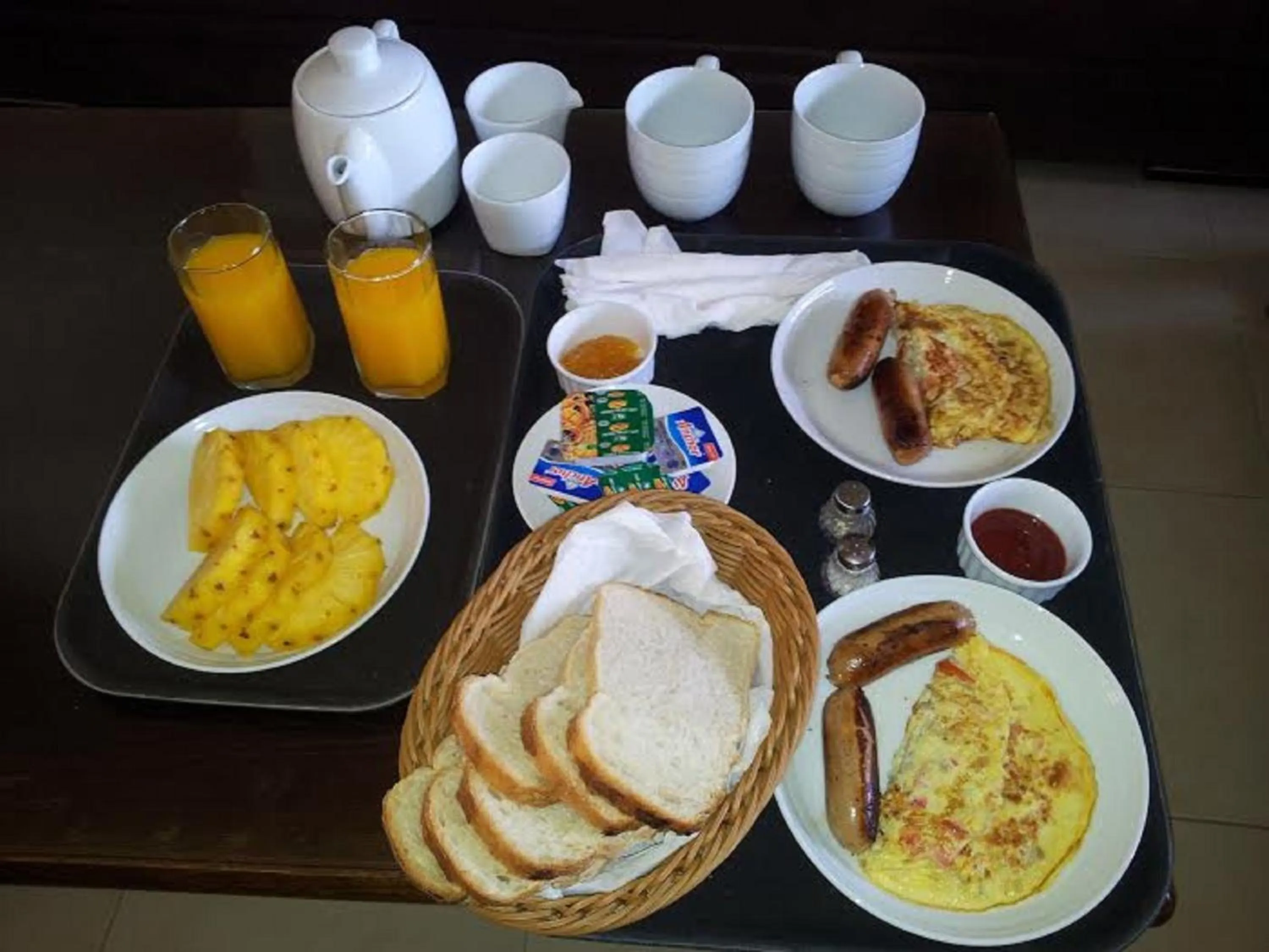 Food close-up in Janishi Residencies