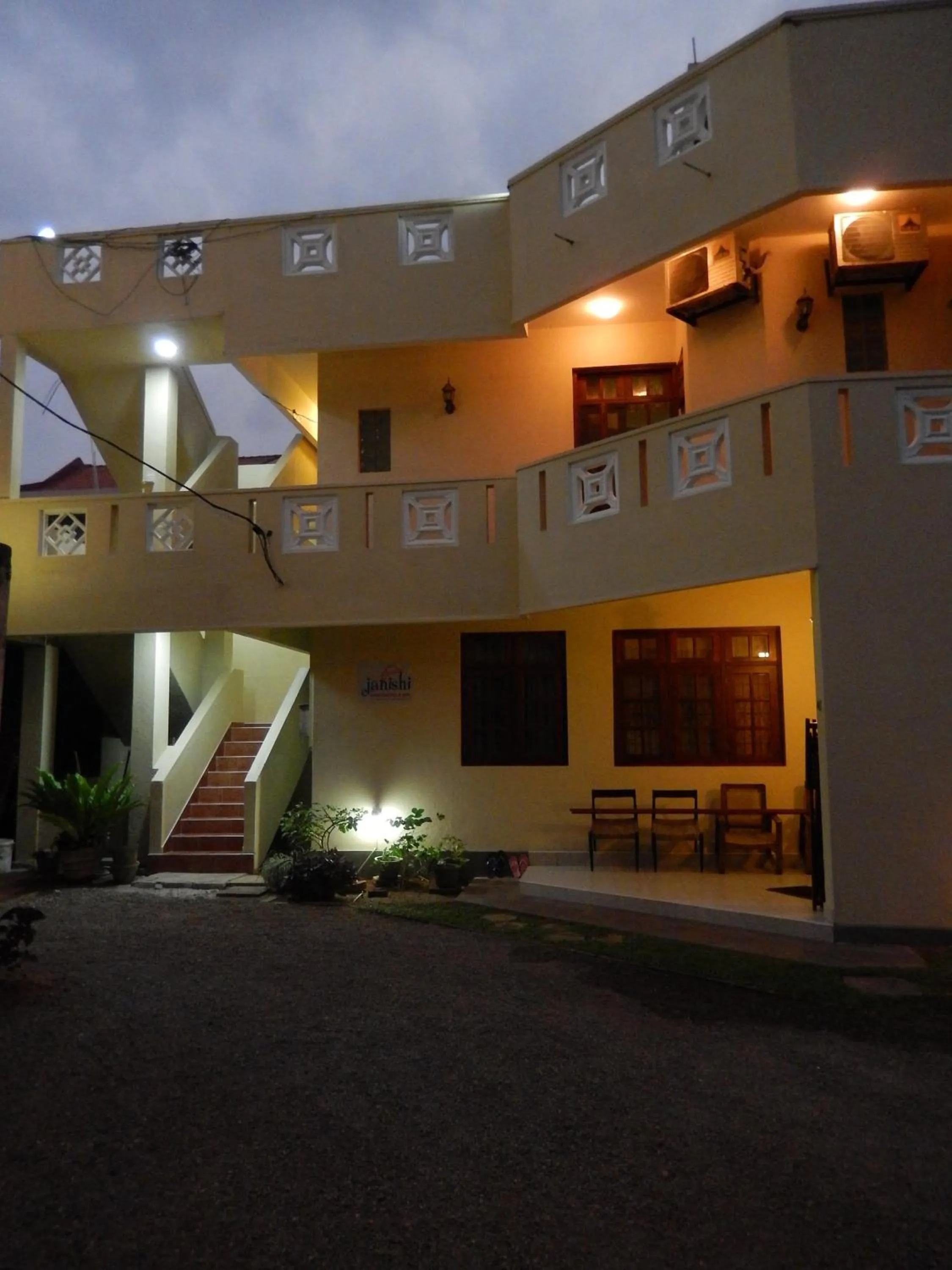 Facade/entrance in Janishi Residencies