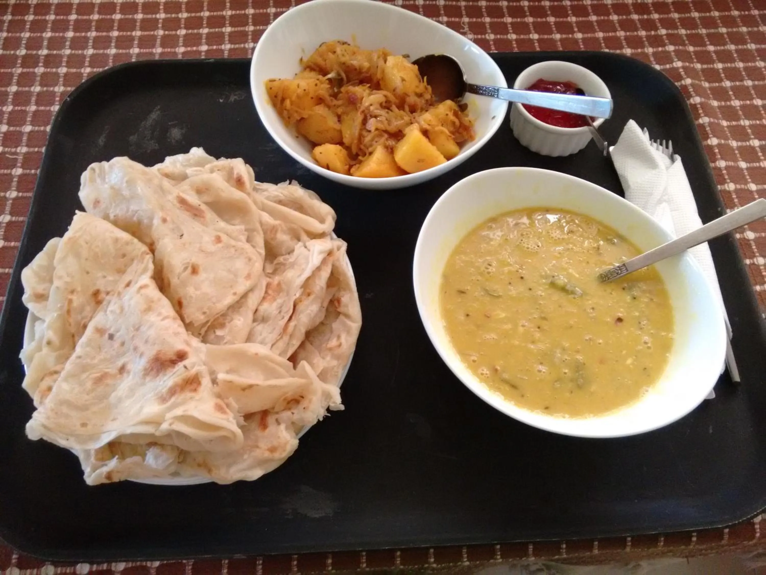 Food close-up in Janishi Residencies