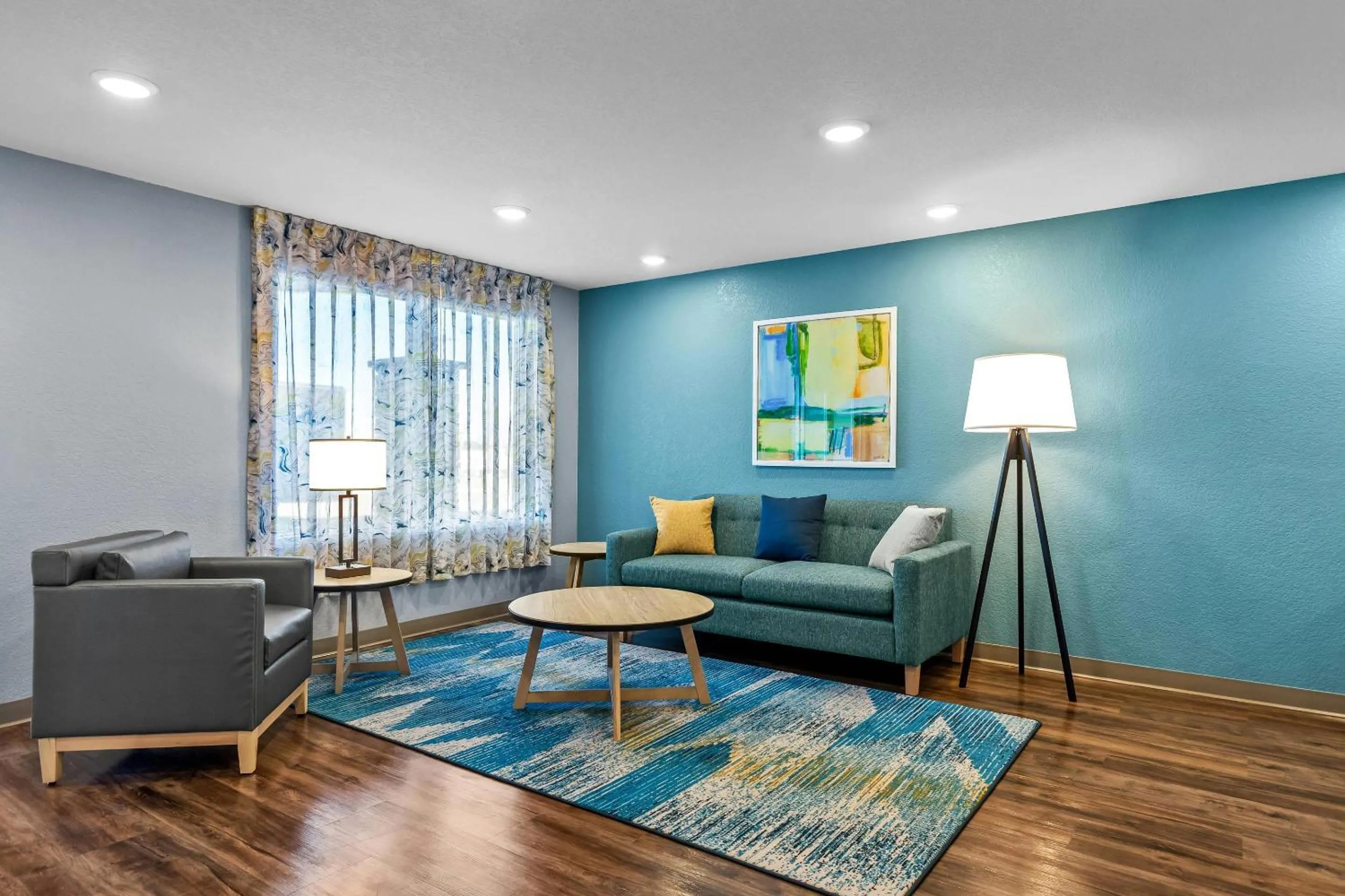 Lobby or reception in WoodSpring Suites St Peters-OFallon
