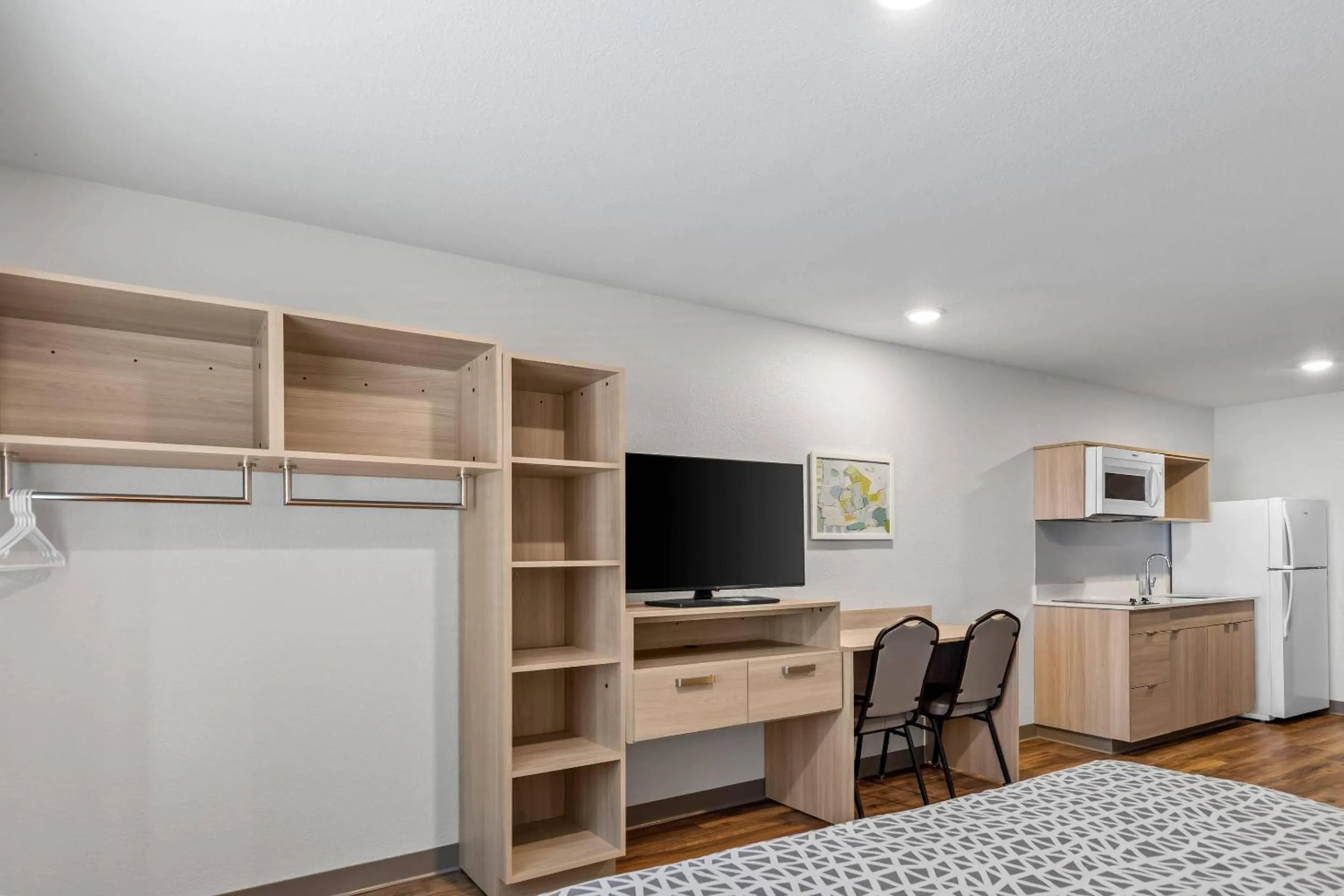 Bedroom in WoodSpring Suites St Peters-OFallon
