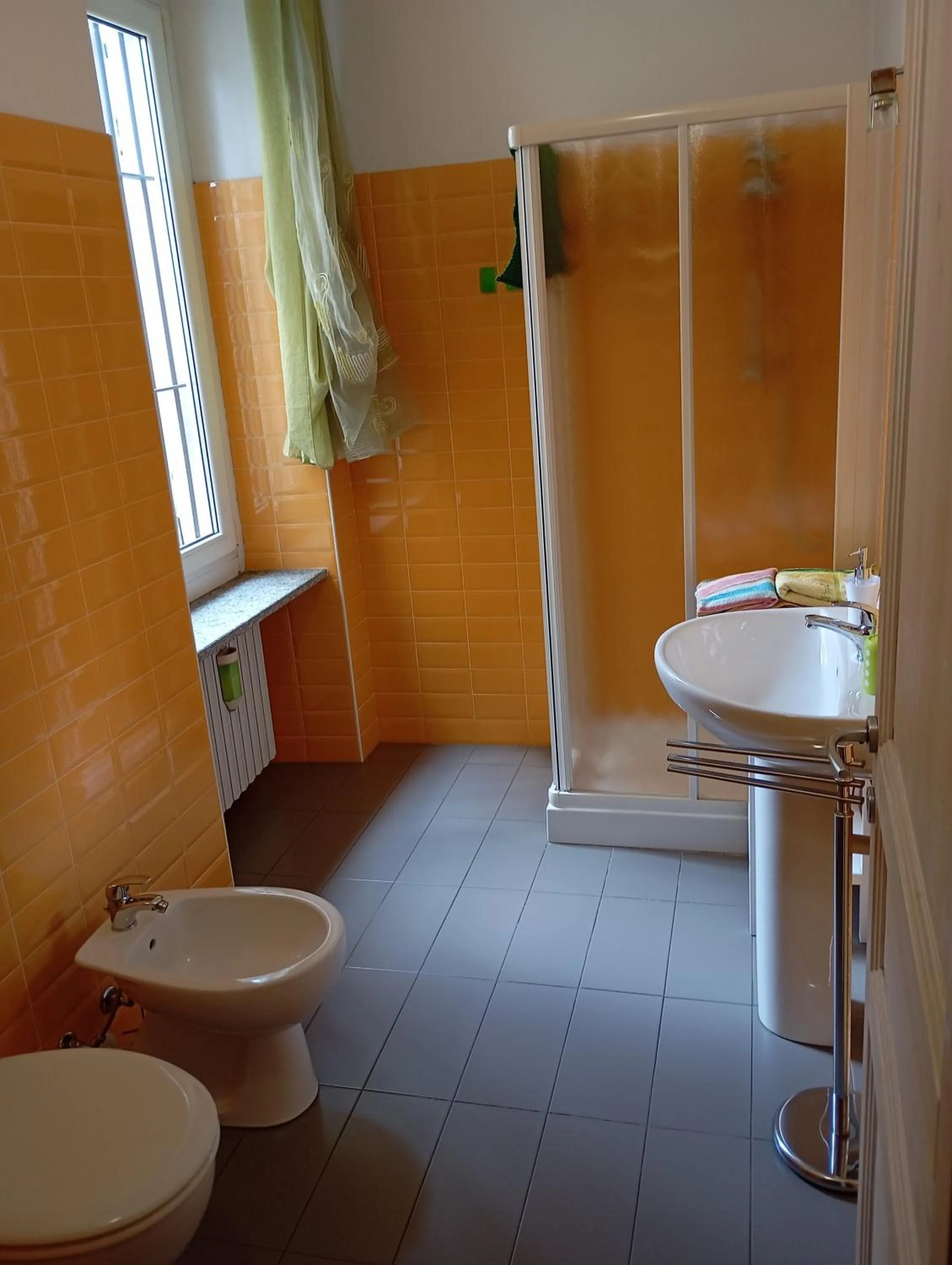 Shower in "B&B Sans égal", con CAMERE PRIVATE e APPARTAMENTI al PIANO TERRA a Biella