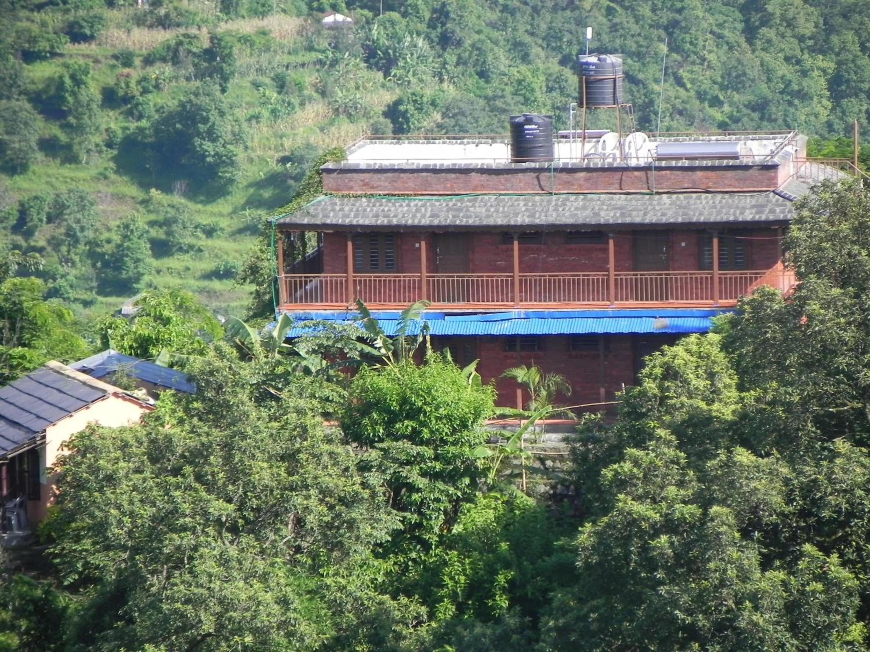 Bird's eye view in Rupa View Guest house