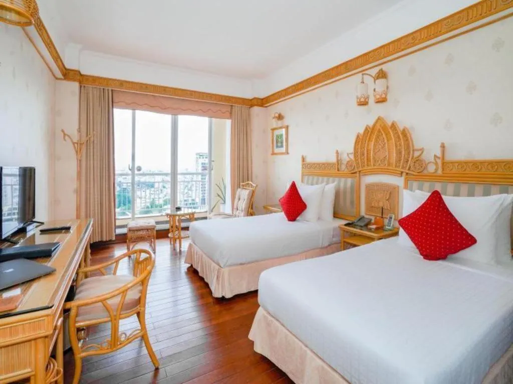 Bed in Senriver Hotel