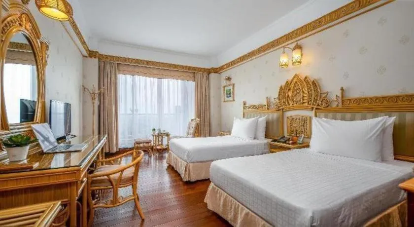 Bed in Senriver Hotel