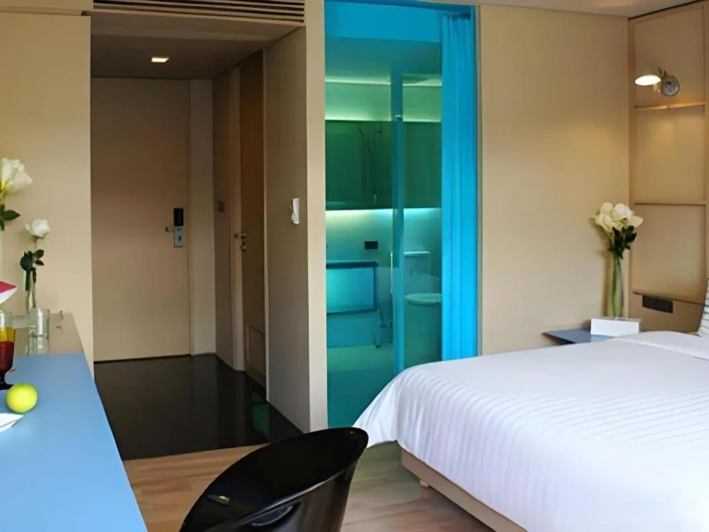 Bed in The Heritage Silom Hotel