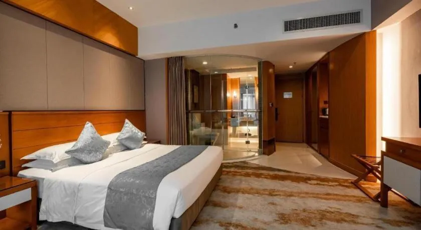 Bed in Fliport Hotel Xiamen Software Park
