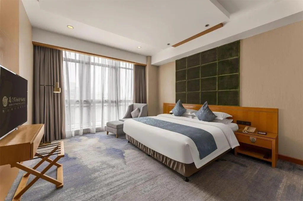 Bed in Fliport Hotel Xiamen Software Park