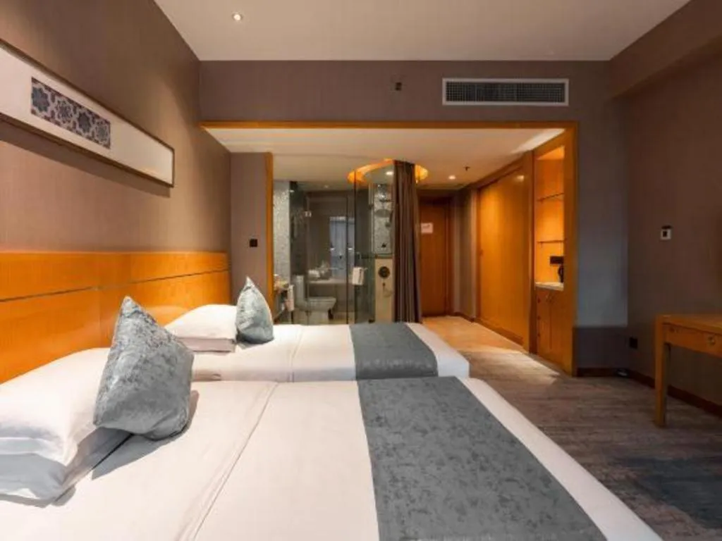 Bed in Fliport Hotel Xiamen Software Park