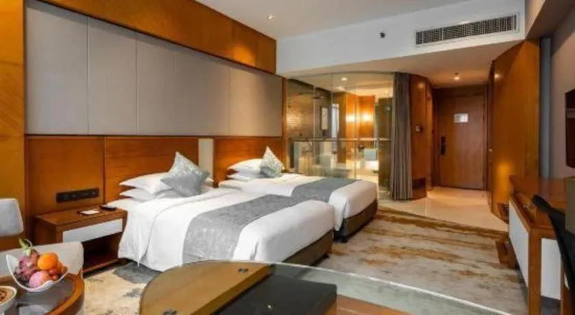 Bed in Fliport Hotel Xiamen Software Park