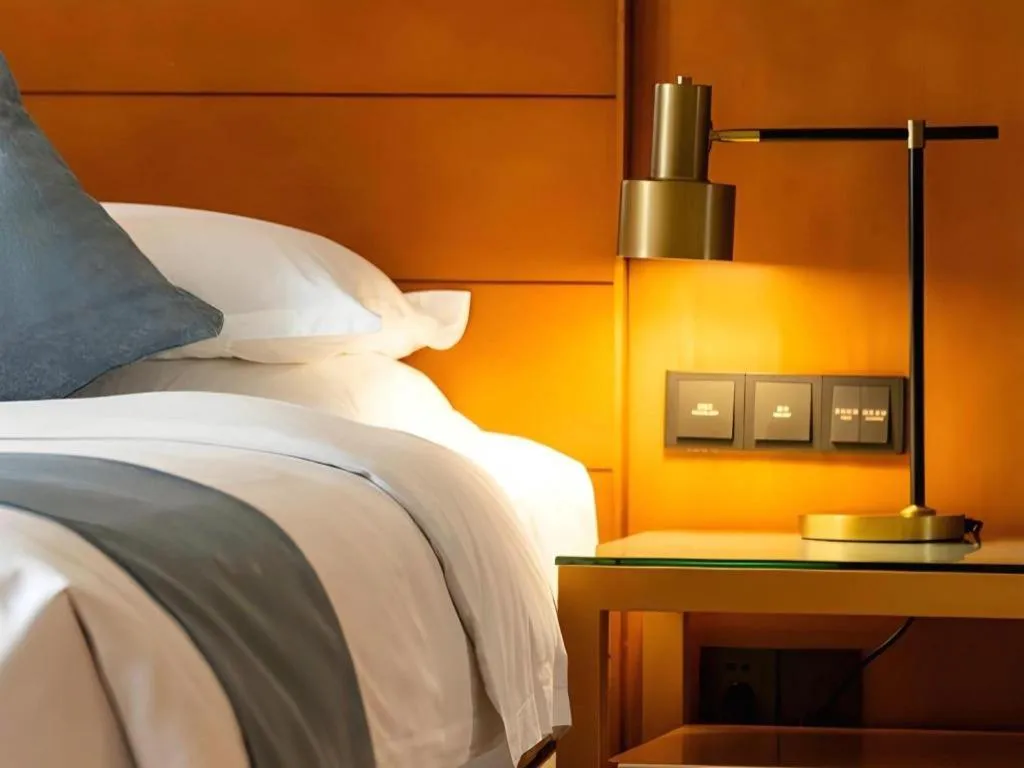 Bed in Fliport Hotel Xiamen Software Park