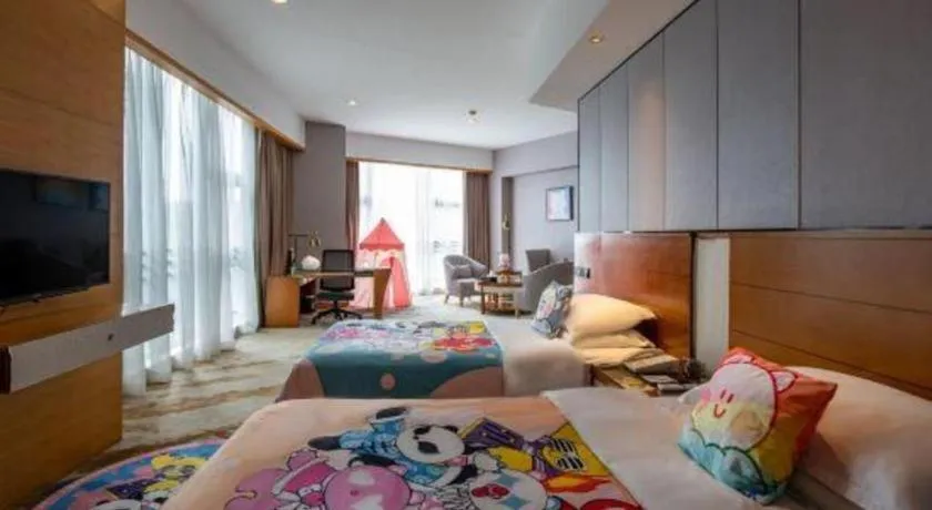 Bed in Fliport Hotel Xiamen Software Park