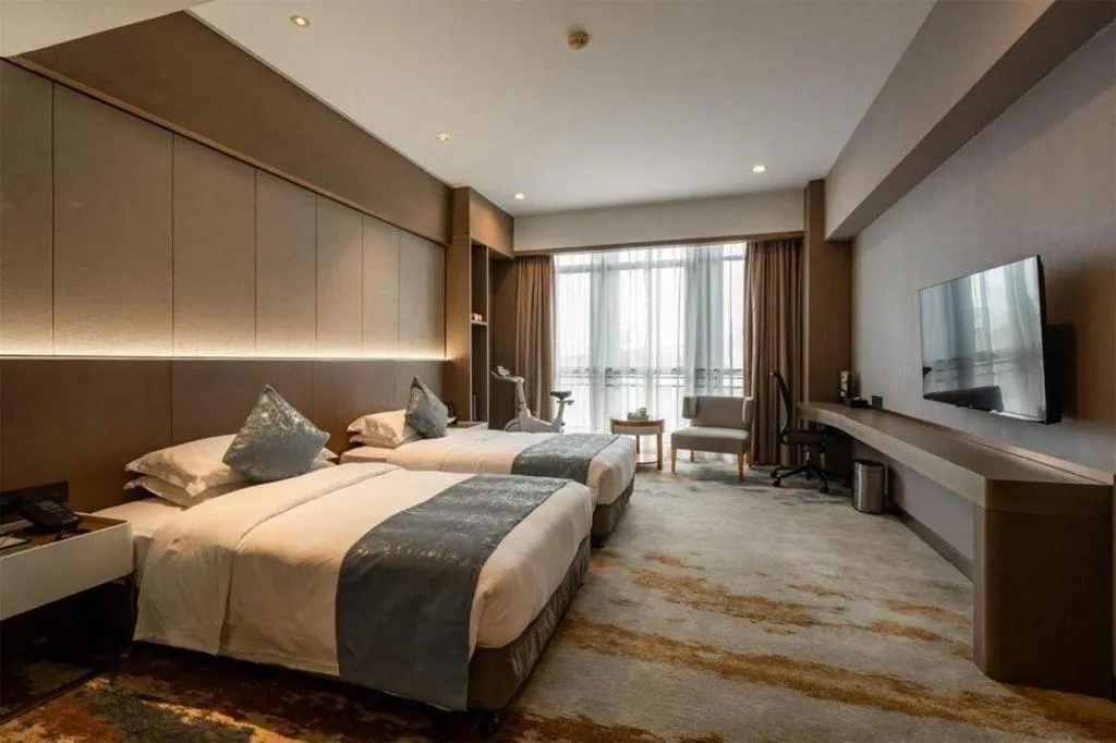 Bed in Fliport Hotel Xiamen Software Park