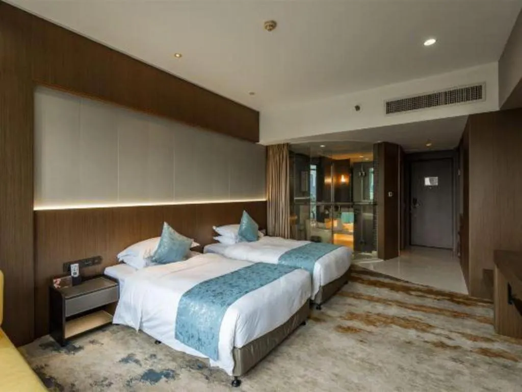 Bed in Fliport Hotel Xiamen Software Park