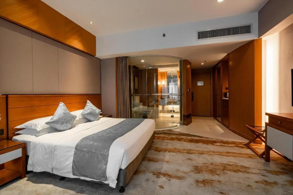 Bed in Fliport Hotel Xiamen Software Park
