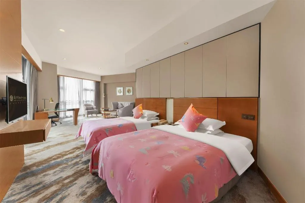 Bed in Fliport Hotel Xiamen Software Park