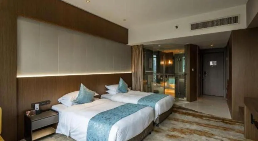 Bed in Fliport Hotel Xiamen Software Park